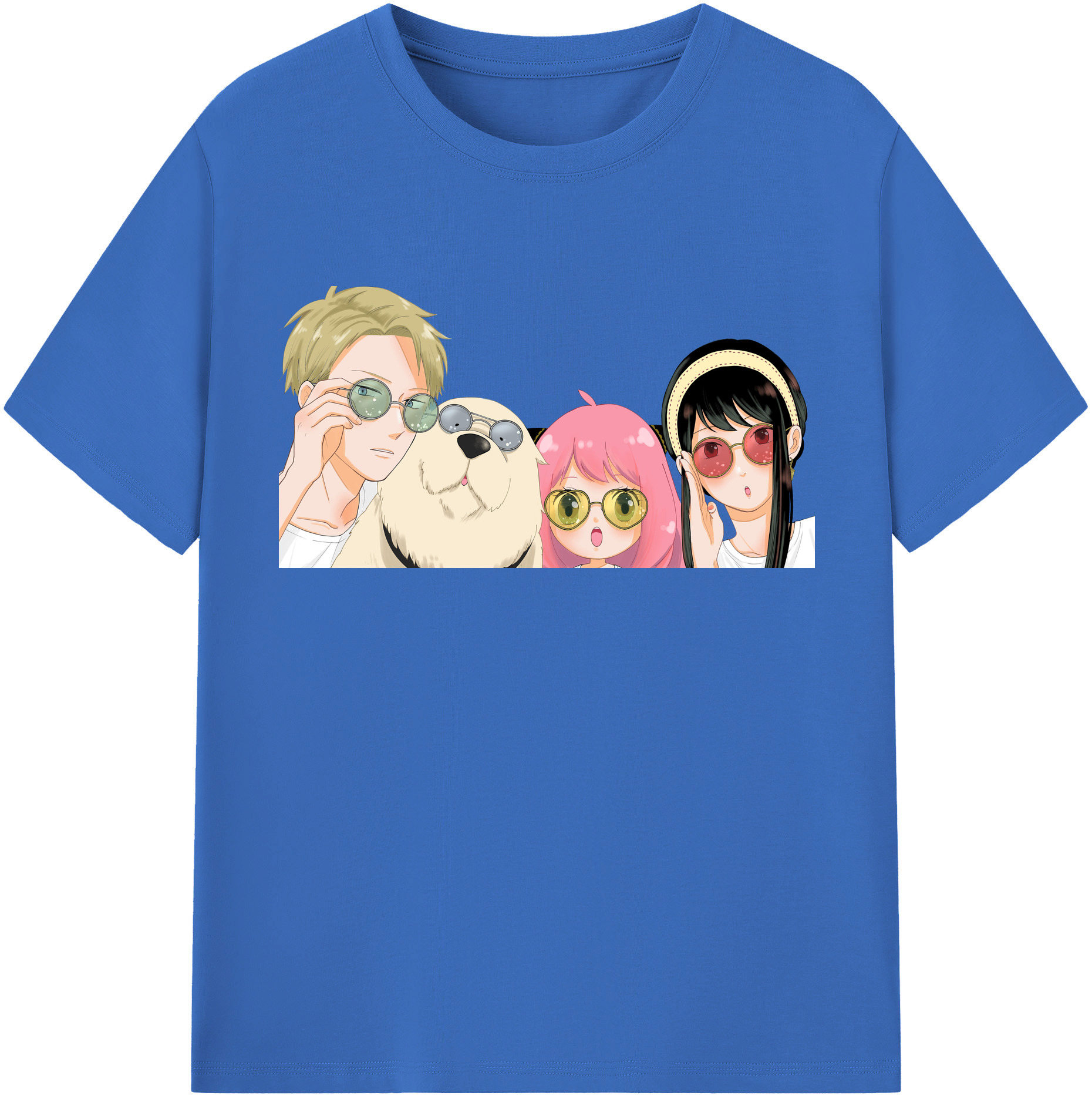 （画像用） SPY×FAMILY间谍家家酒 綿100％半袖Tシャツ（フロントプリント）