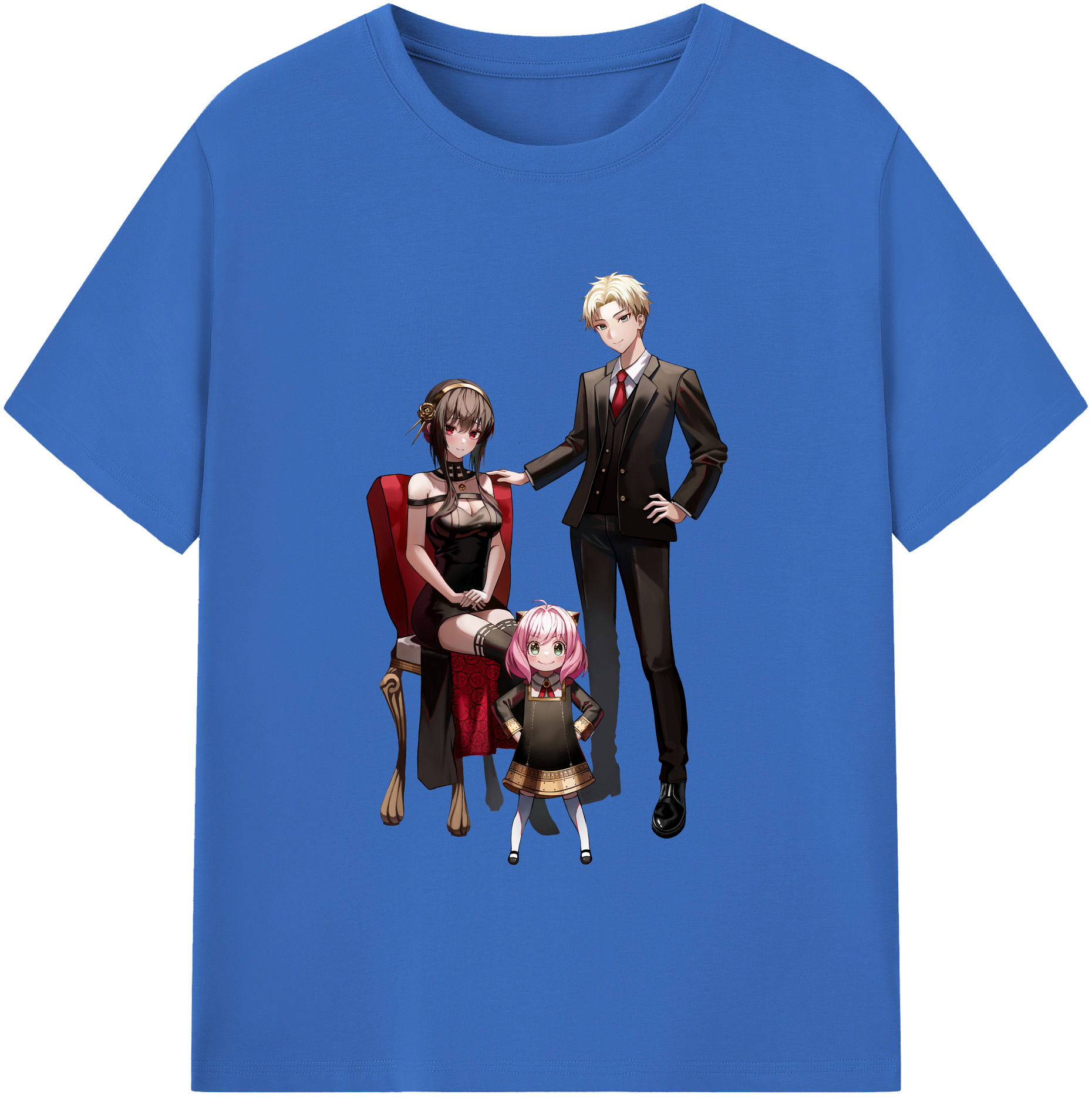 （画像用） SPY×FAMILY间谍家家酒 綿100％半袖Tシャツ（フロントプリント）