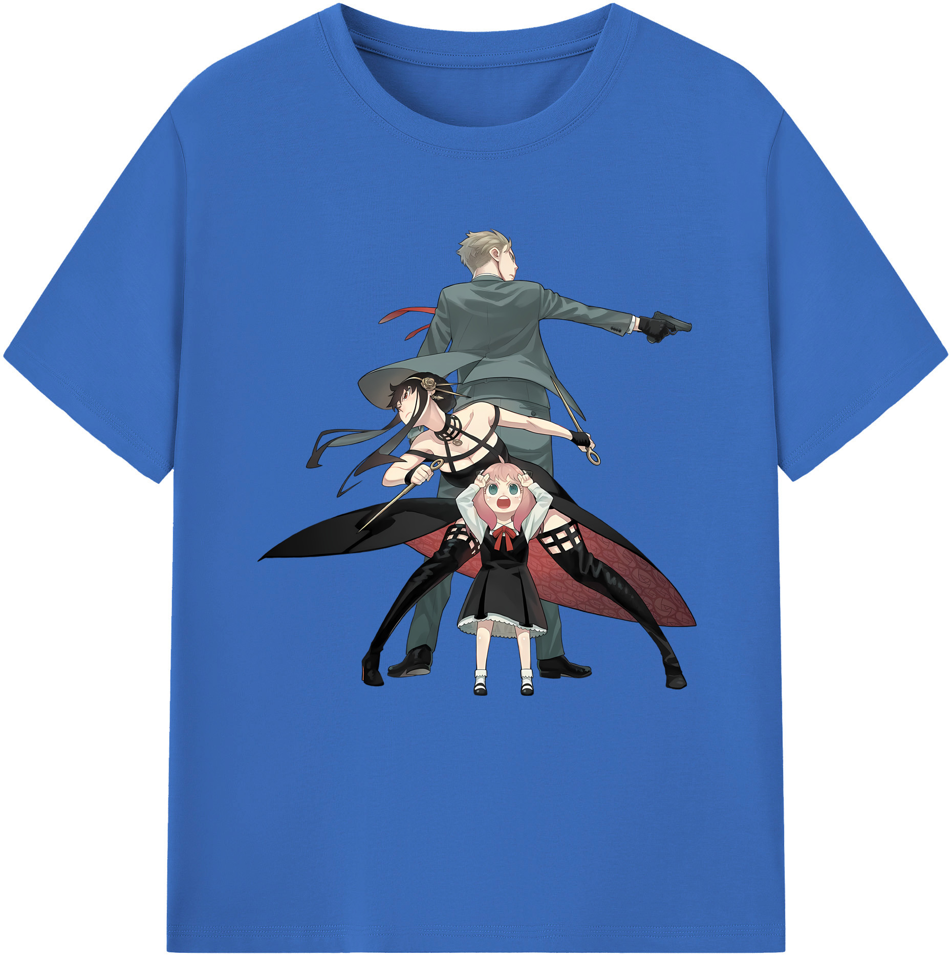 （画像用） SPY×FAMILY间谍家家酒 綿100％半袖Tシャツ（フロントプリント）