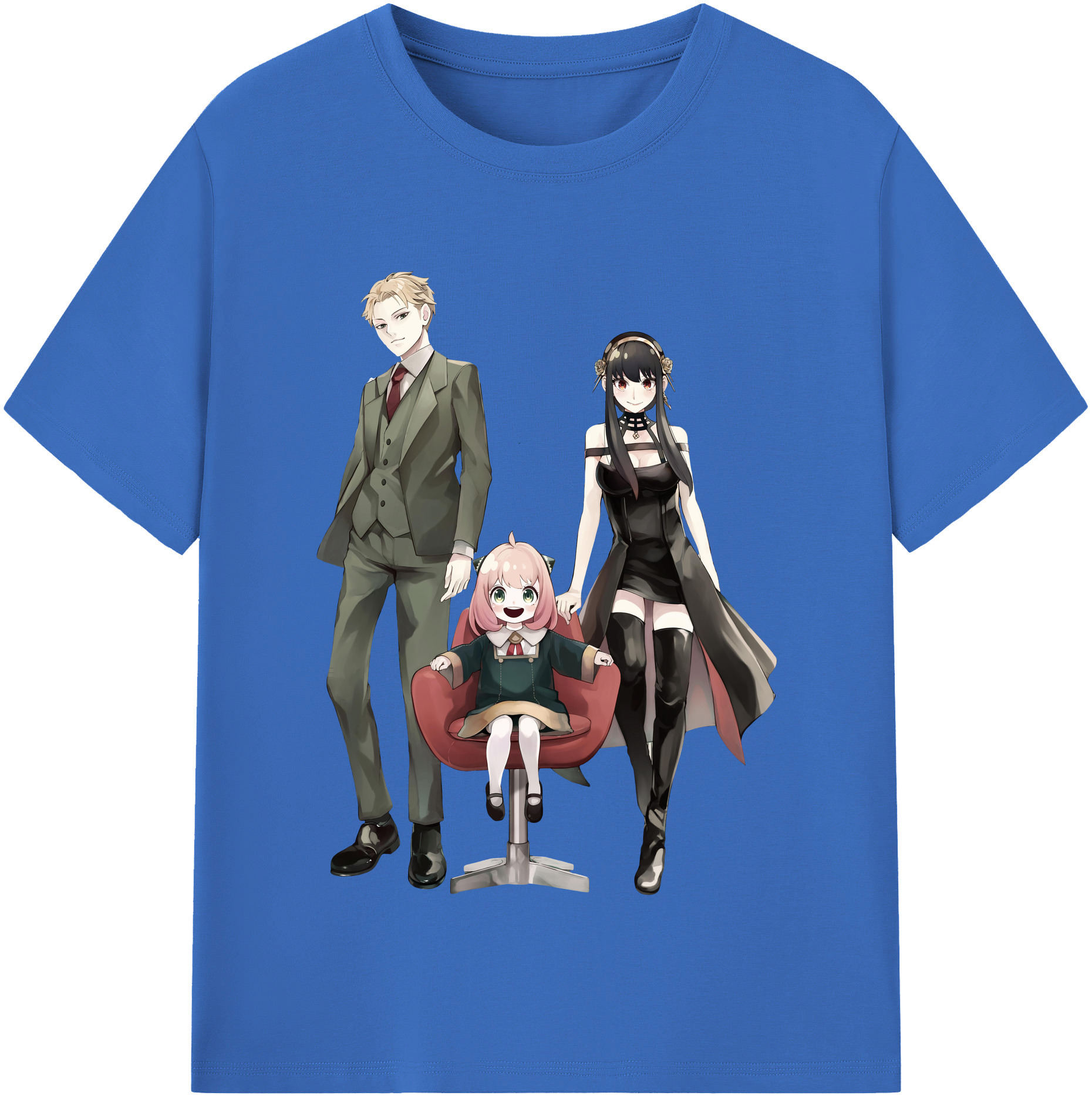 （画像用） SPY×FAMILY间谍家家酒 綿100％半袖Tシャツ（フロントプリント）