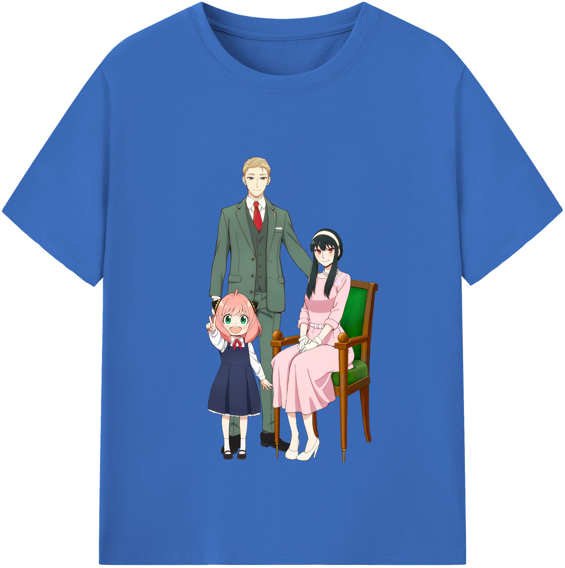 （画像用） SPY×FAMILY间谍家家酒 綿100％半袖Tシャツ（フロントプリント）