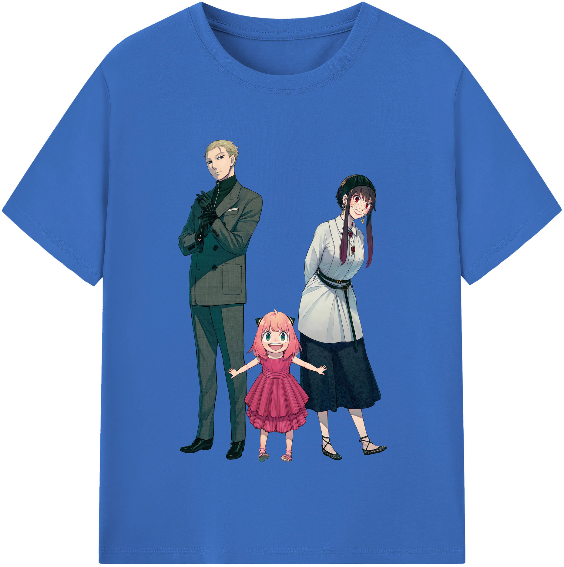 （画像用） SPY×FAMILY间谍家家酒 綿100％半袖Tシャツ（フロントプリント）