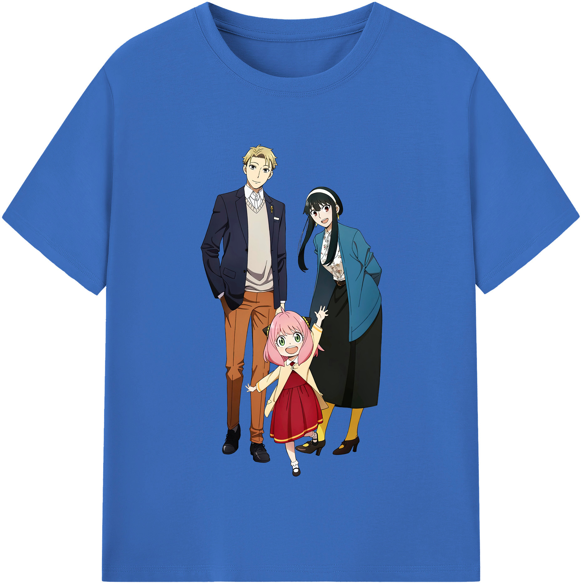 （画像用） SPY×FAMILY间谍家家酒 綿100％半袖Tシャツ（フロントプリント）