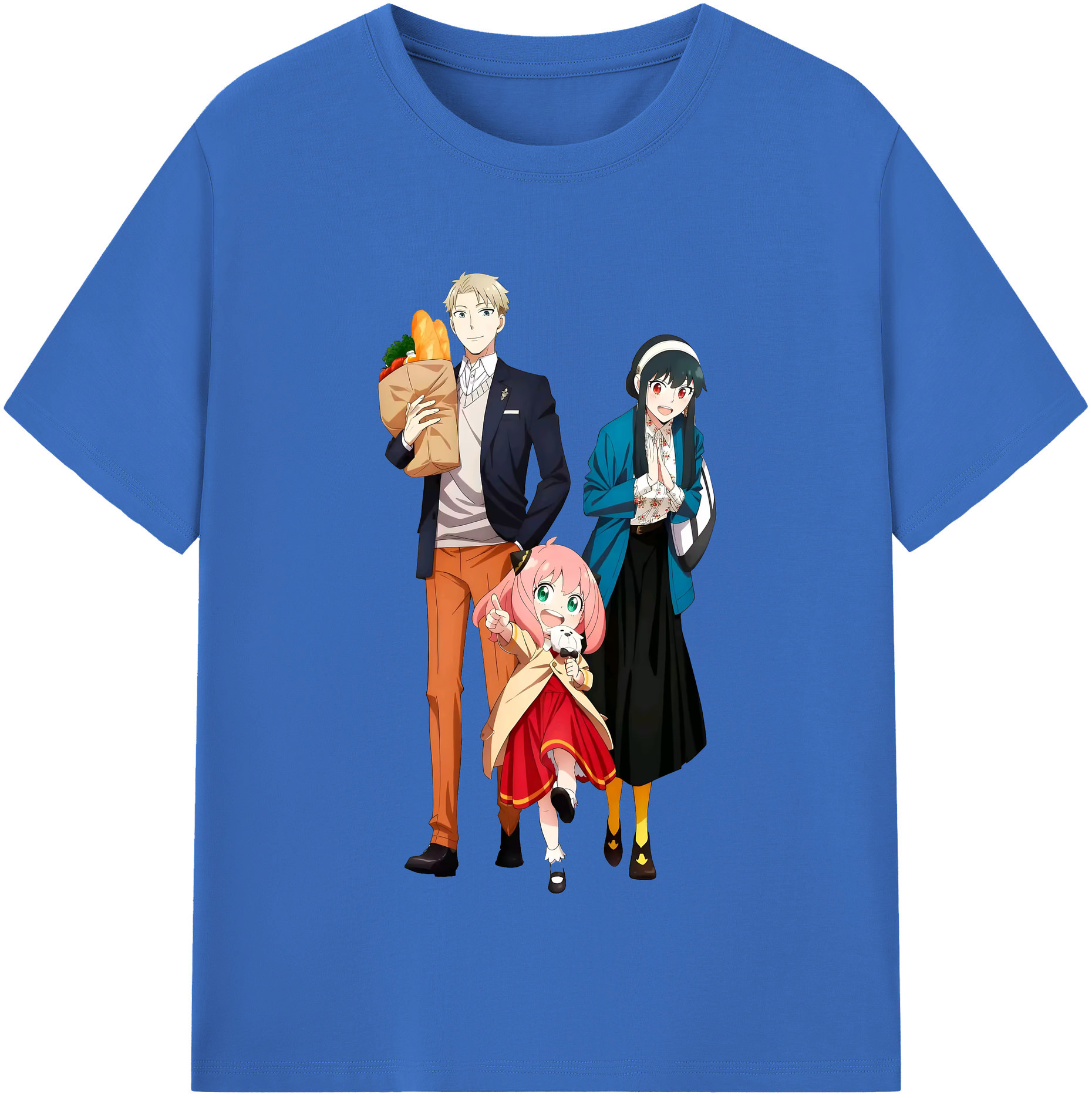 （画像用） SPY×FAMILY间谍家家酒 綿100％半袖Tシャツ（フロントプリント）