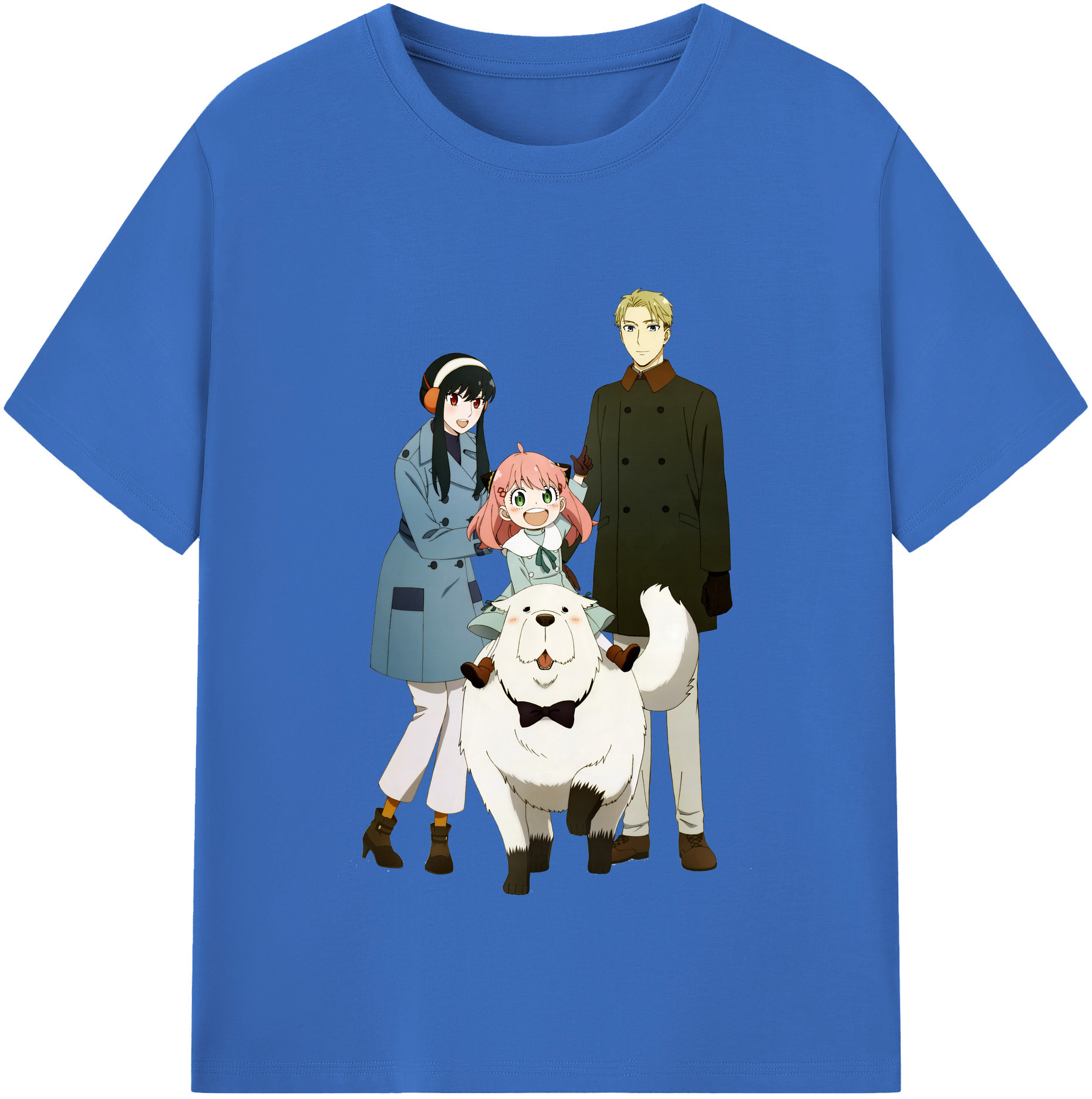 （画像用） SPY×FAMILY间谍家家酒 綿100％半袖Tシャツ（フロントプリント）
