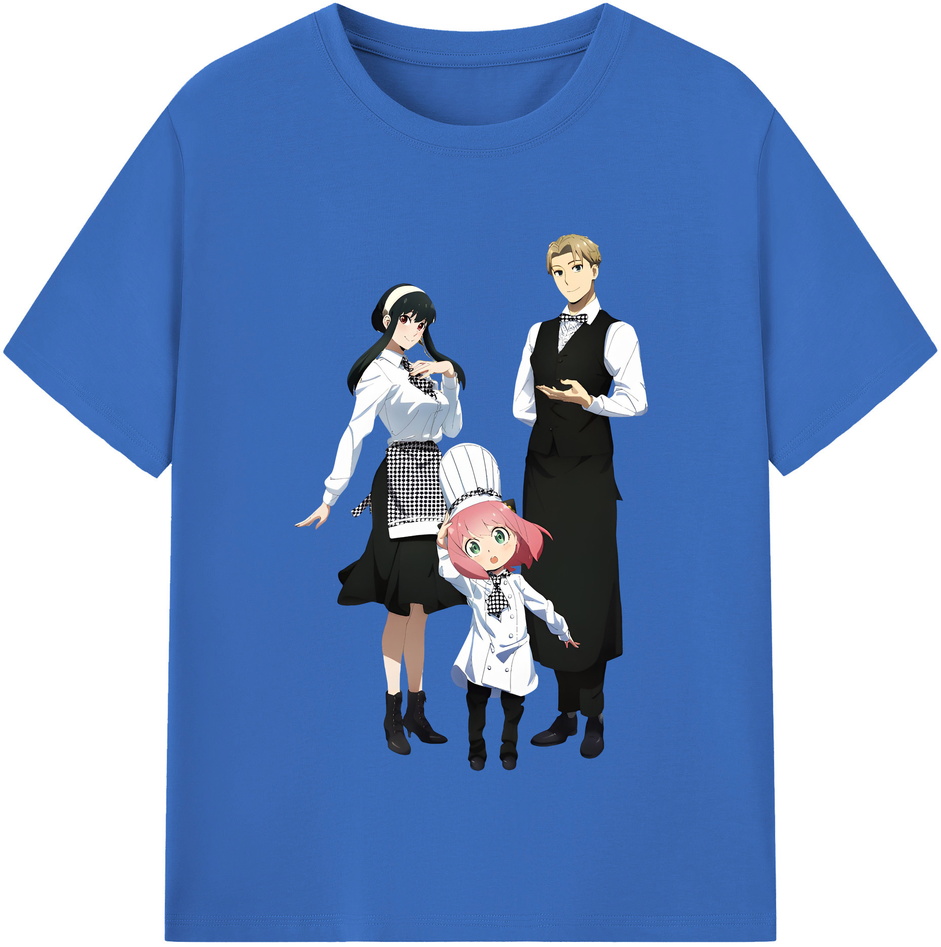 （画像用） SPY×FAMILY间谍家家酒 綿100％半袖Tシャツ（フロントプリント）