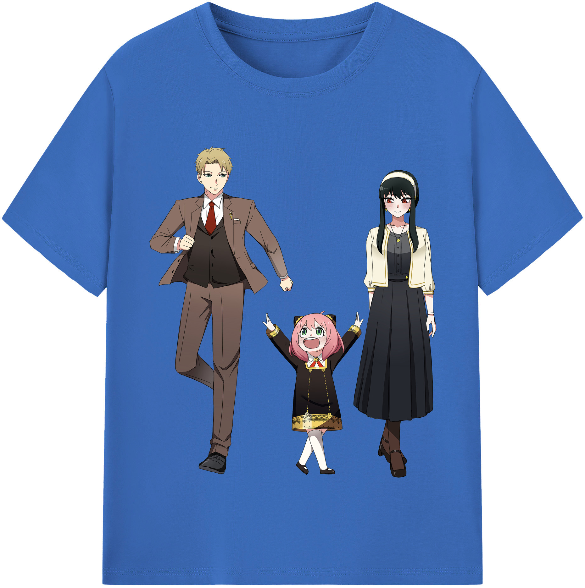 （画像用） SPY×FAMILY间谍家家酒 綿100％半袖Tシャツ（フロントプリント）