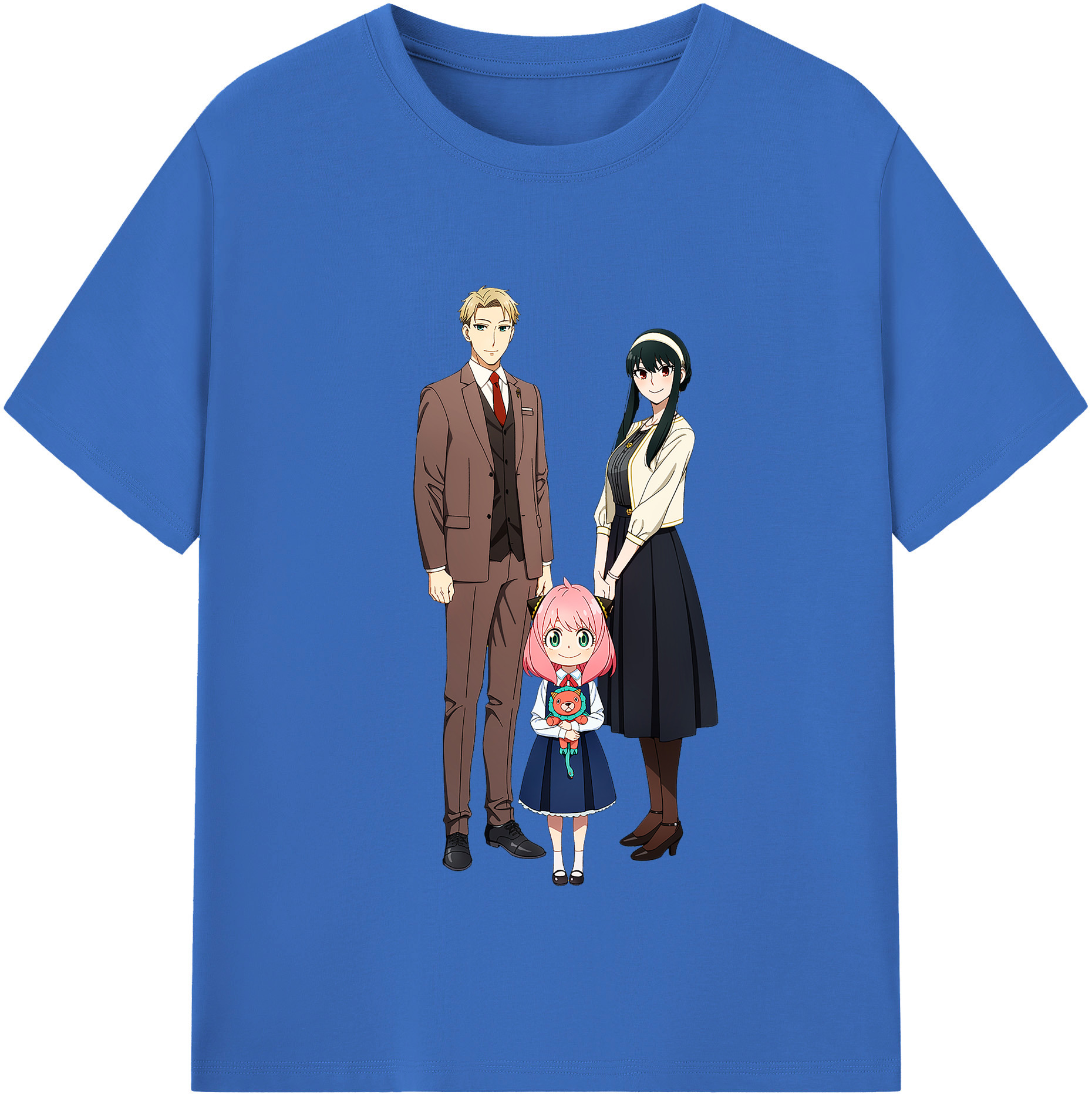 （画像用） SPY×FAMILY间谍家家酒 綿100％半袖Tシャツ（フロントプリント）