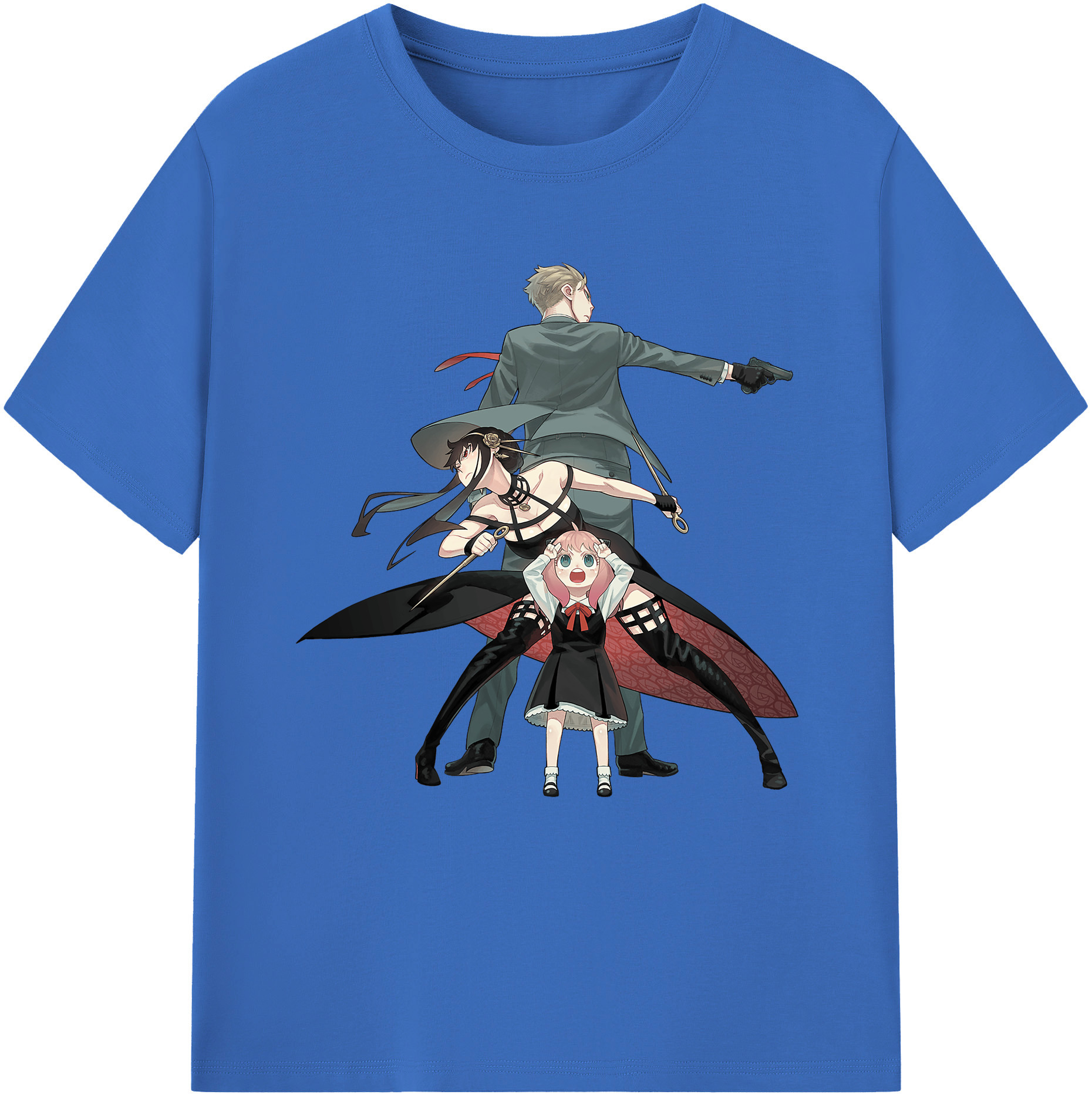 （画像用） SPY×FAMILY间谍家家酒 綿100％半袖Tシャツ（フロントプリント）
