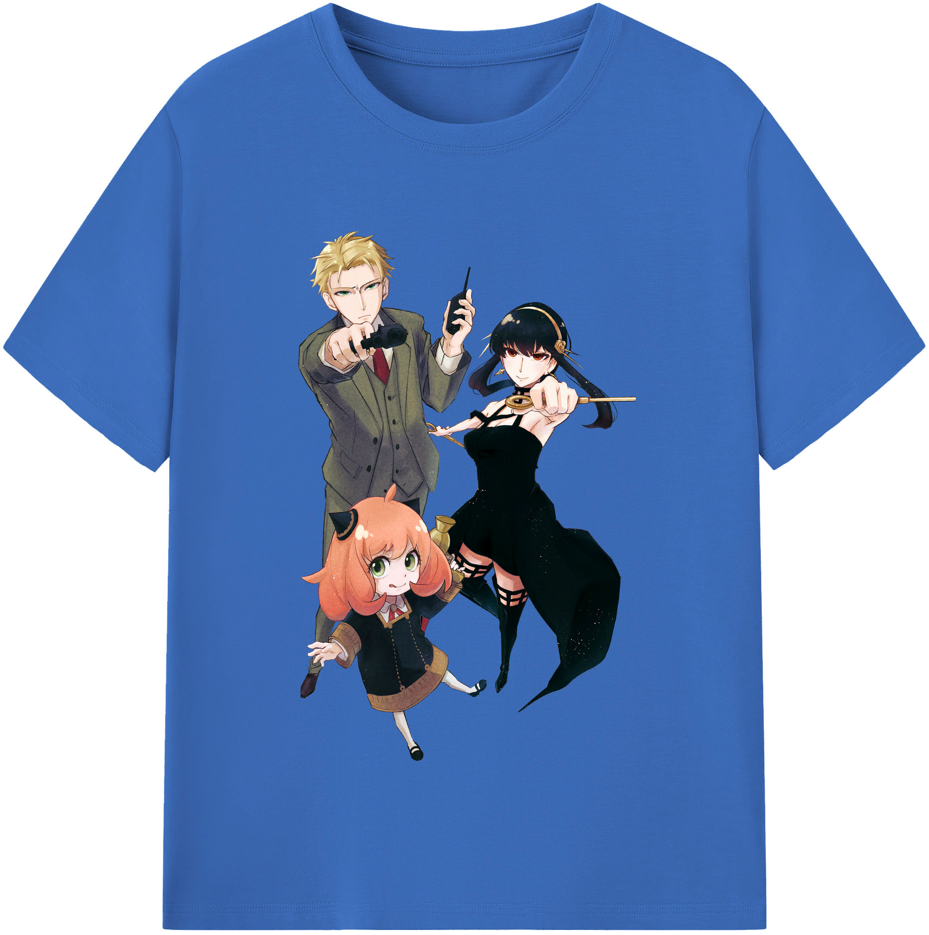 （画像用） SPY×FAMILY间谍家家酒 綿100％半袖Tシャツ（フロントプリント）