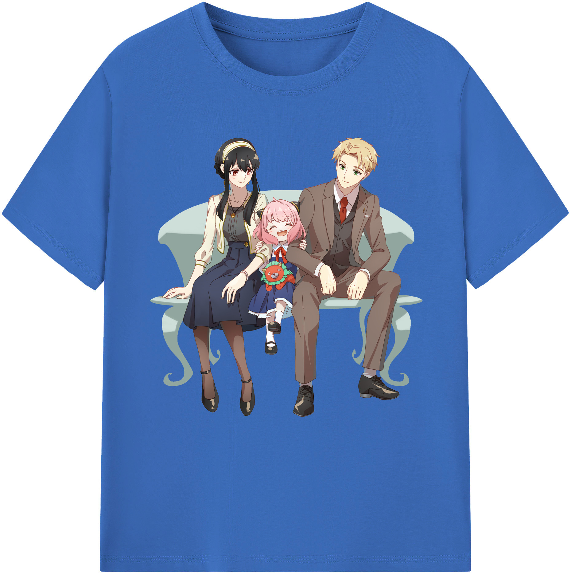 （画像用） SPY×FAMILY间谍家家酒 綿100％半袖Tシャツ（フロントプリント）