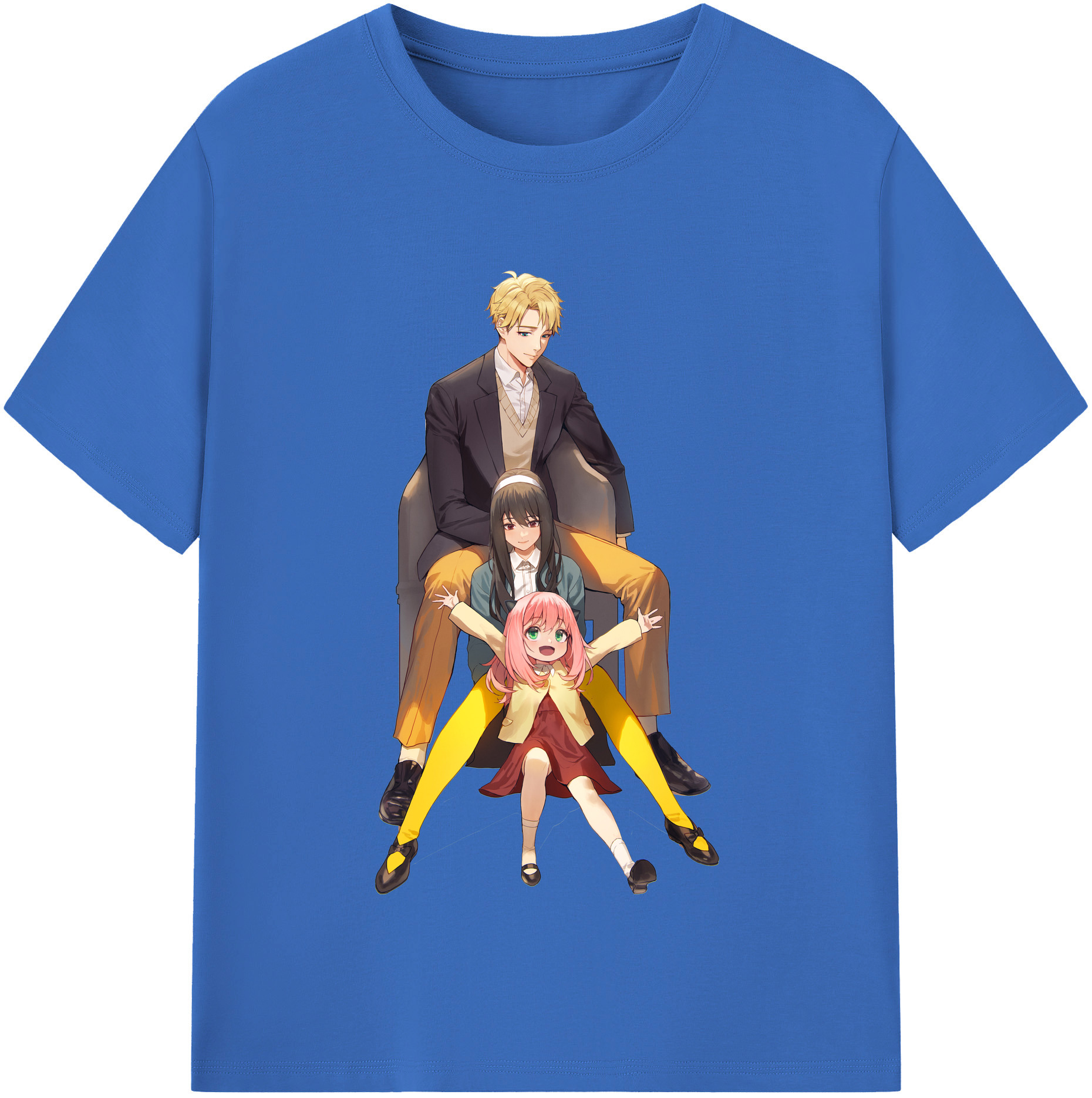 （画像用） SPY×FAMILY间谍家家酒 綿100％半袖Tシャツ（フロントプリント）