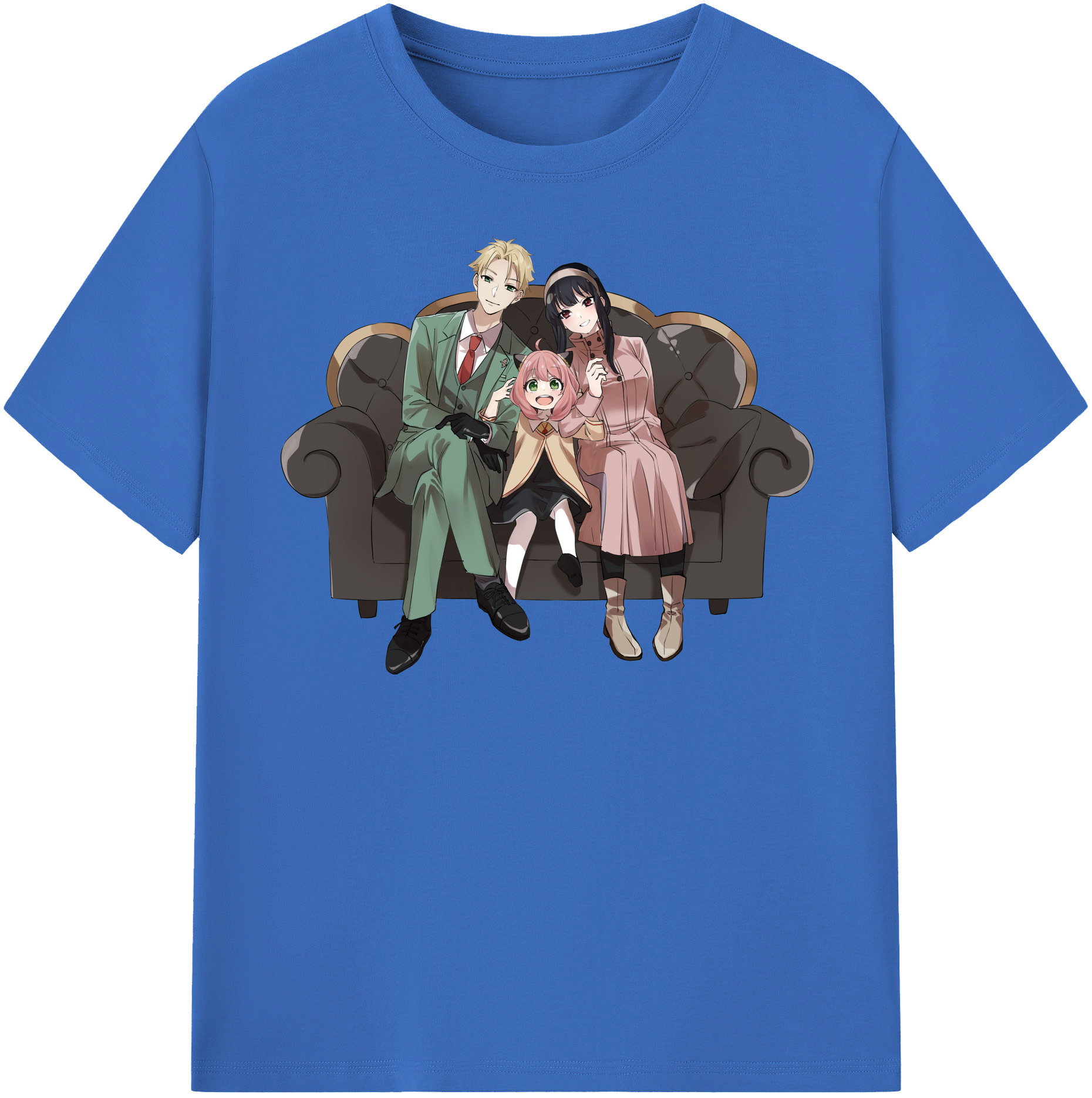 （画像用） SPY×FAMILY间谍家家酒 綿100％半袖Tシャツ（フロントプリント）