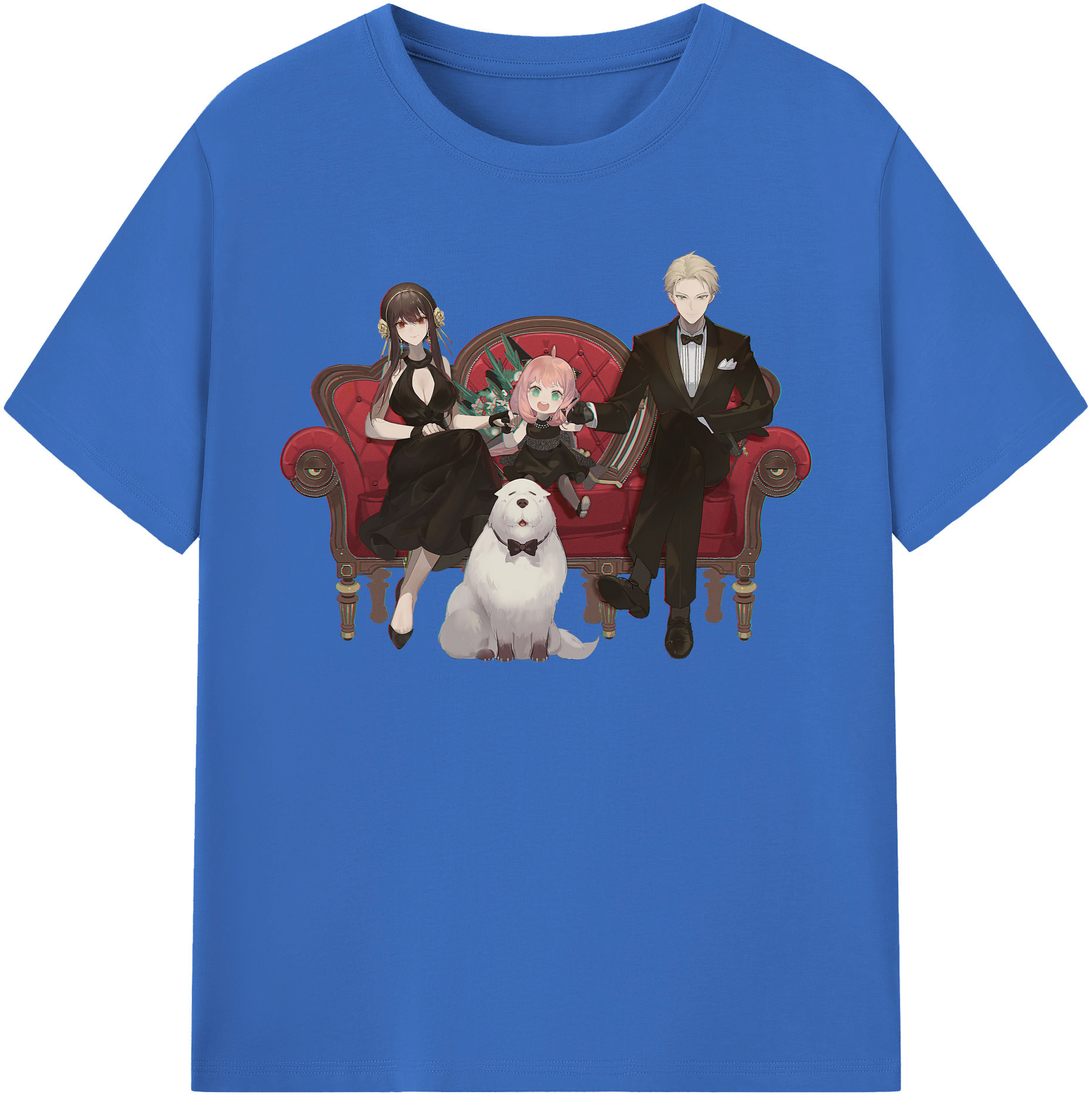 （画像用） SPY×FAMILY间谍家家酒 綿100％半袖Tシャツ（フロントプリント）