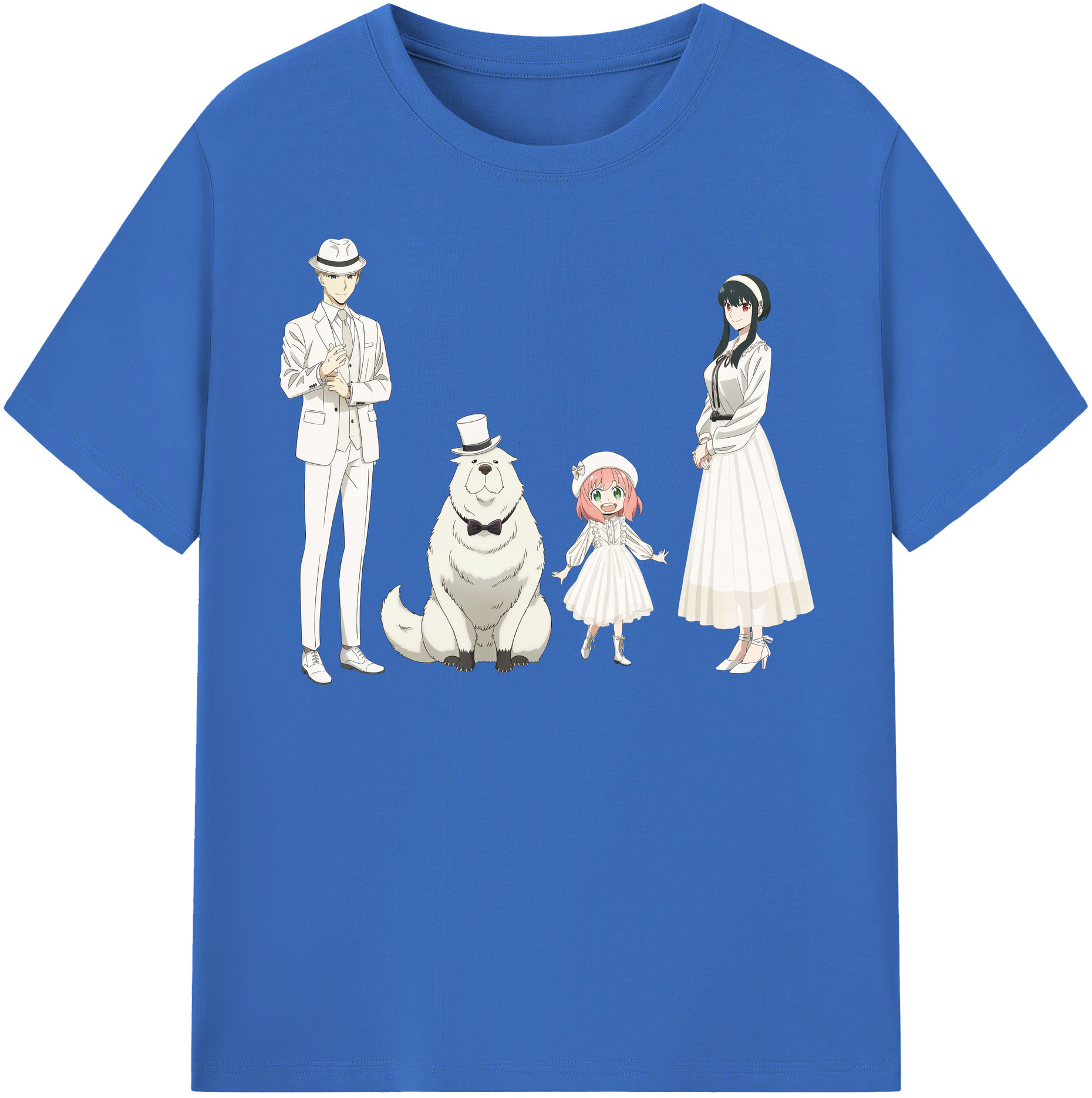 （画像用） SPY×FAMILY间谍家家酒 綿100％半袖Tシャツ（フロントプリント）