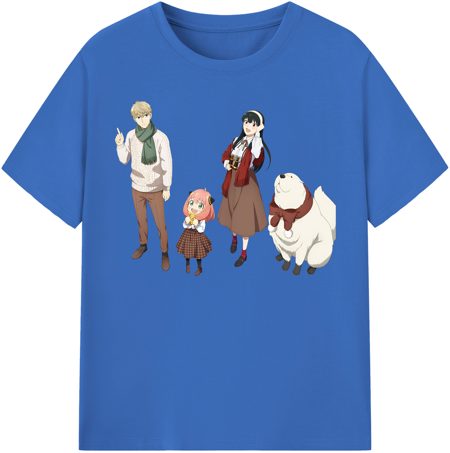 （画像用） SPY×FAMILY间谍家家酒 綿100％半袖Tシャツ（フロントプリント）