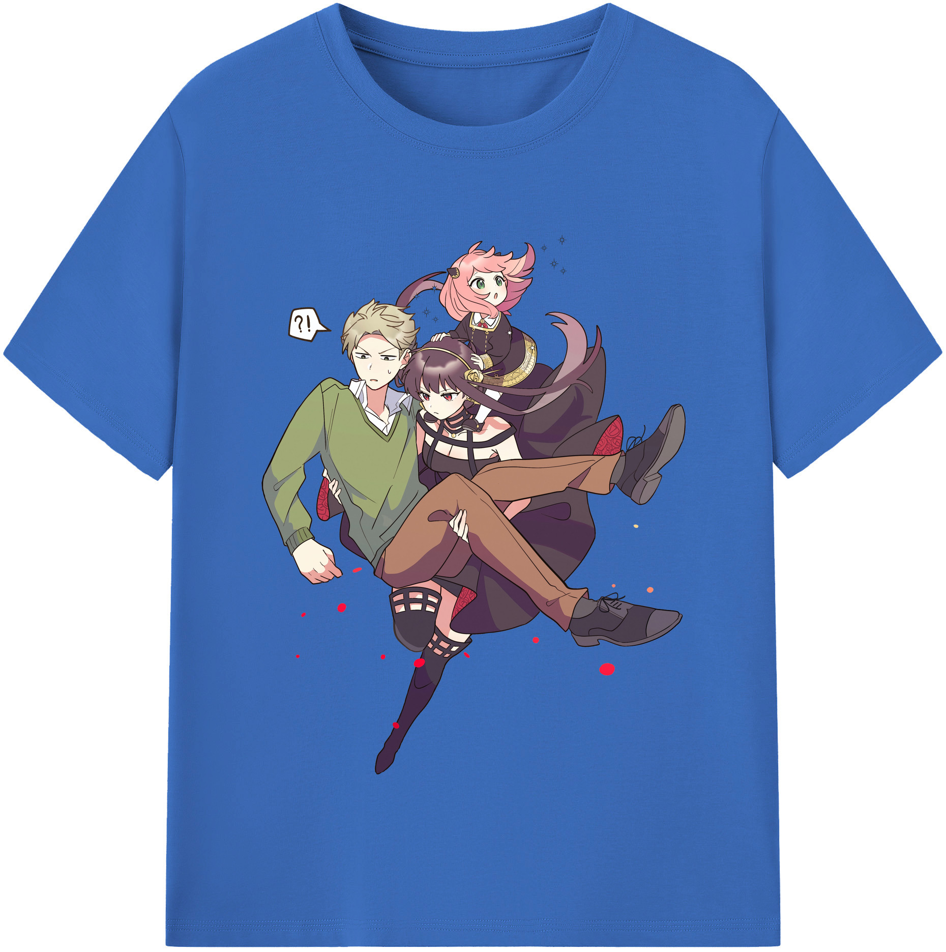 （画像用） SPY×FAMILY间谍家家酒 綿100％半袖Tシャツ（フロントプリント）