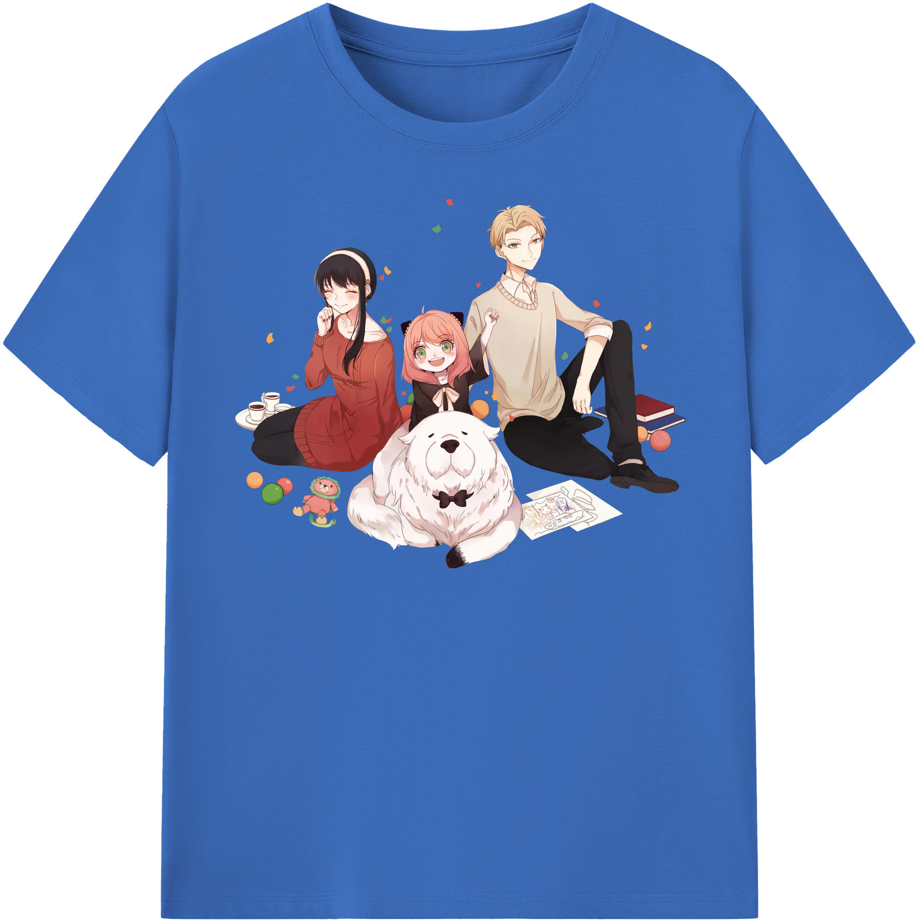 （画像用） SPY×FAMILY间谍家家酒 綿100％半袖Tシャツ（フロントプリント）