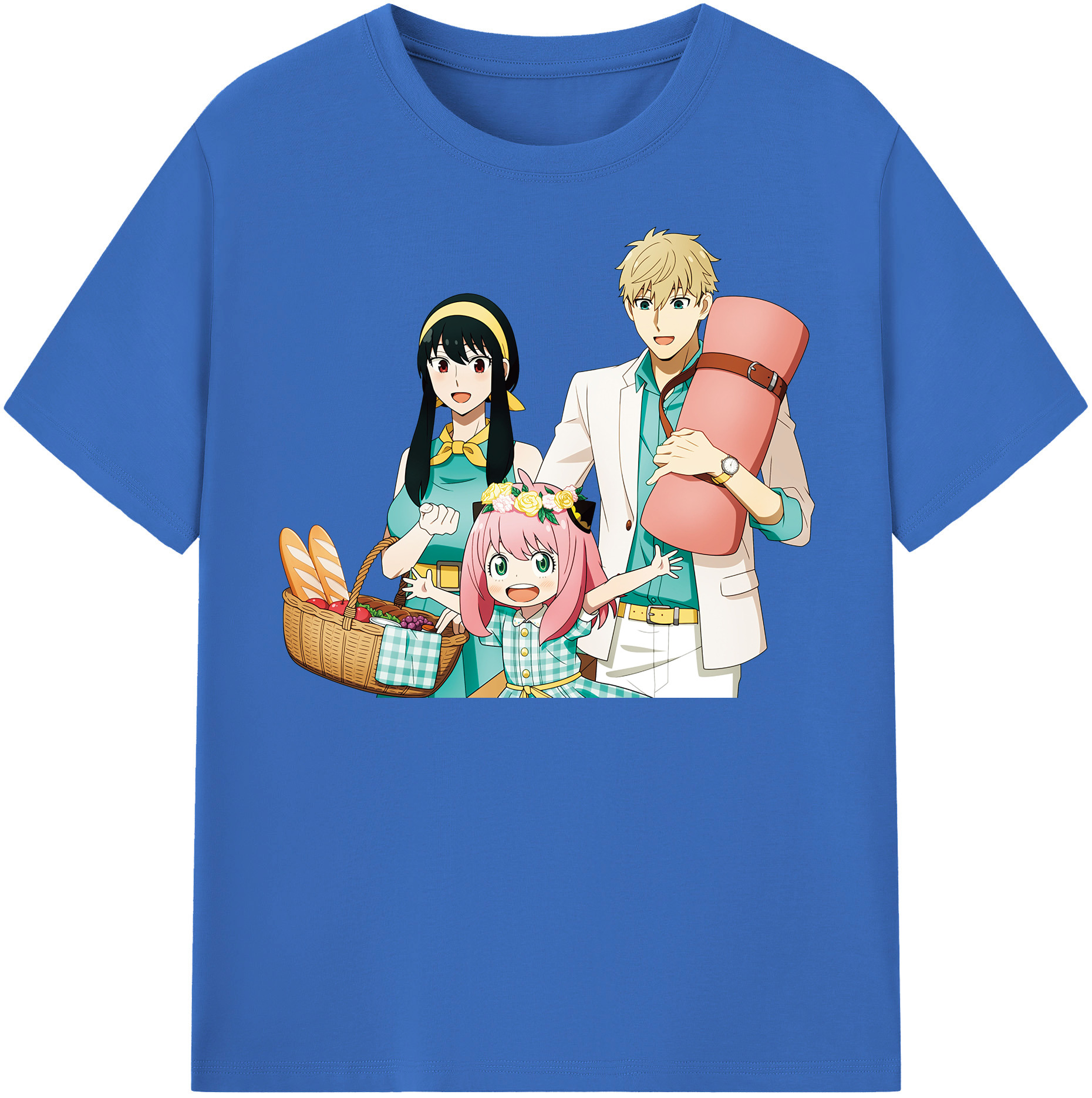 （画像用） SPY×FAMILY间谍家家酒 綿100％半袖Tシャツ（フロントプリント）