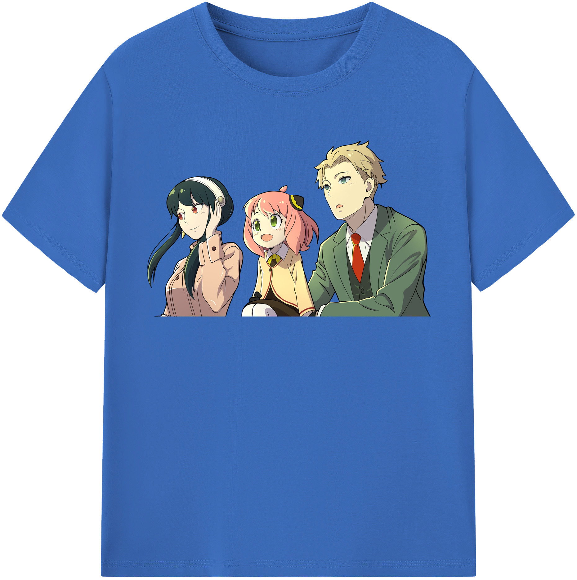 （画像用） SPY×FAMILY间谍家家酒 綿100％半袖Tシャツ（フロントプリント）
