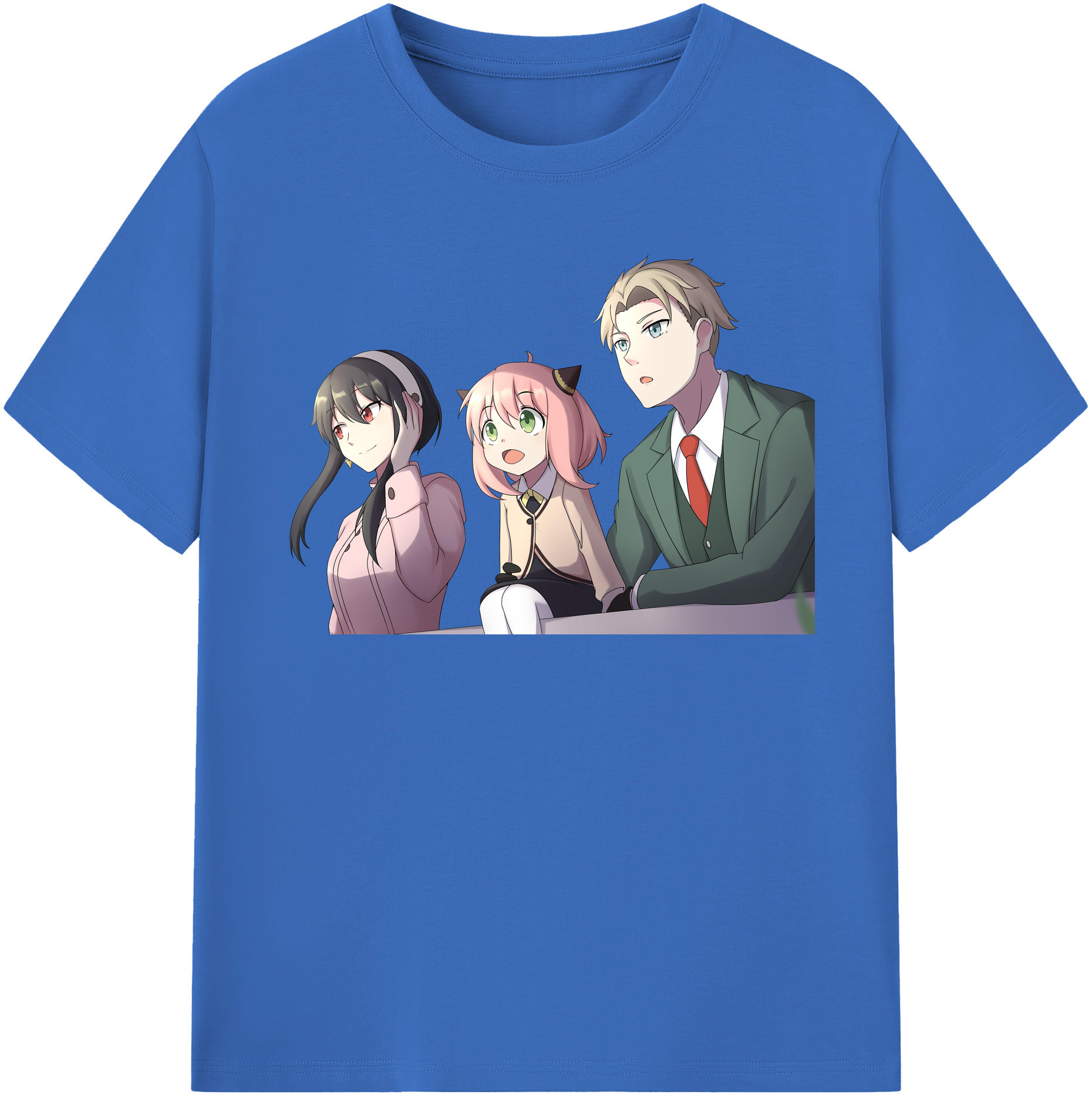 （画像用） SPY×FAMILY间谍家家酒 綿100％半袖Tシャツ（フロントプリント）
