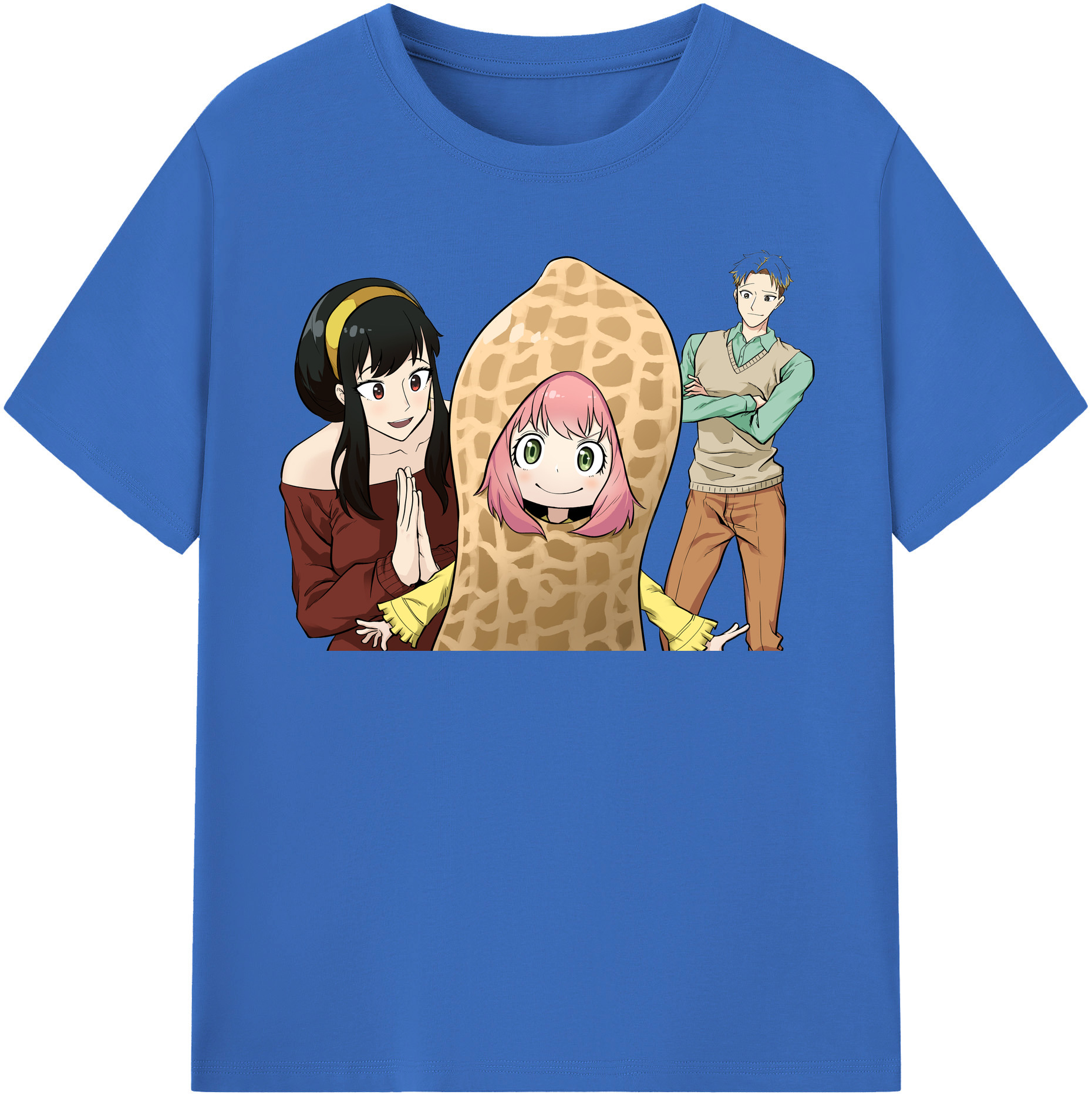 （画像用） SPY×FAMILY间谍家家酒 綿100％半袖Tシャツ（フロントプリント）