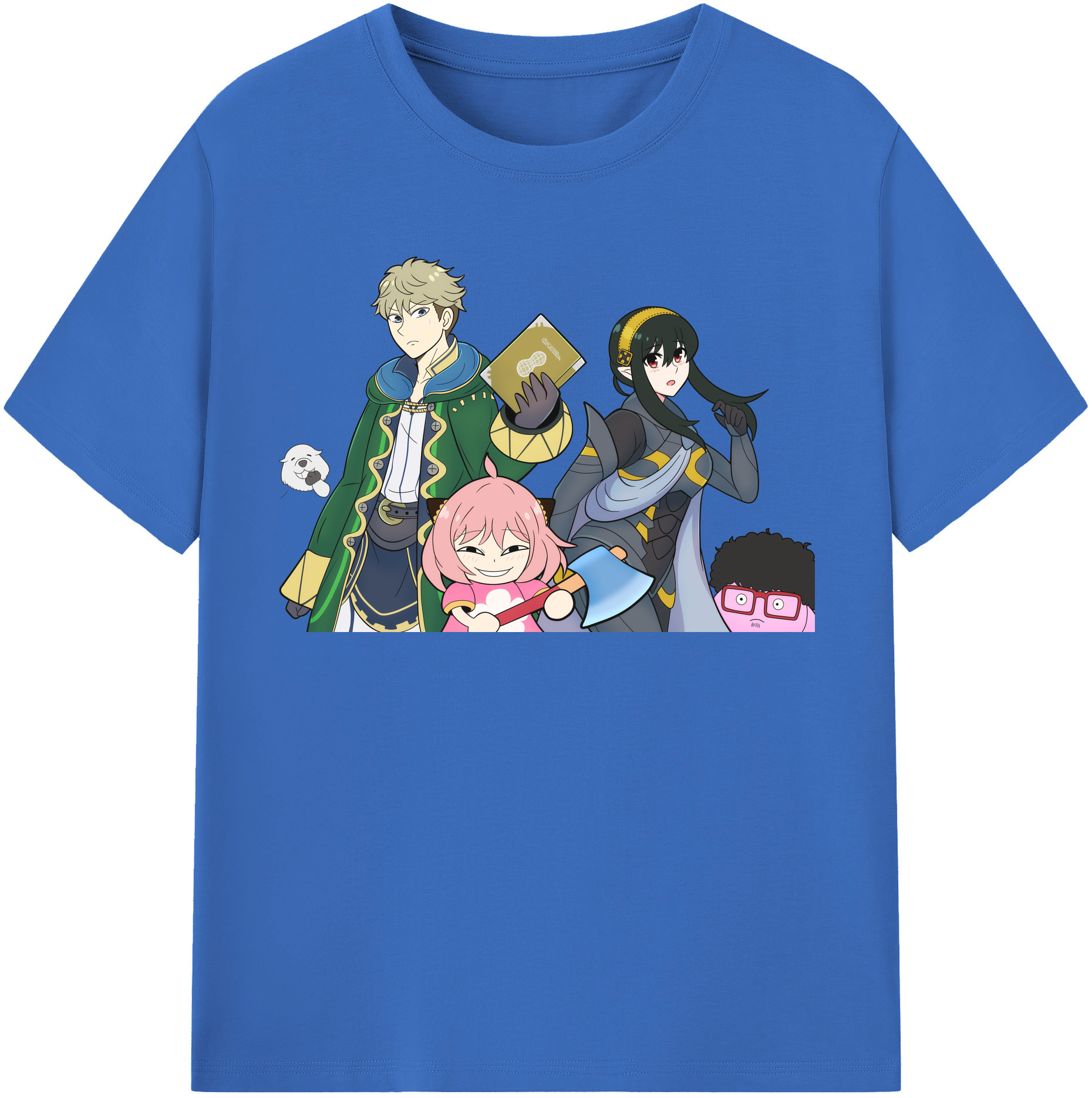 （画像用） SPY×FAMILY间谍家家酒 綿100％半袖Tシャツ（フロントプリント）