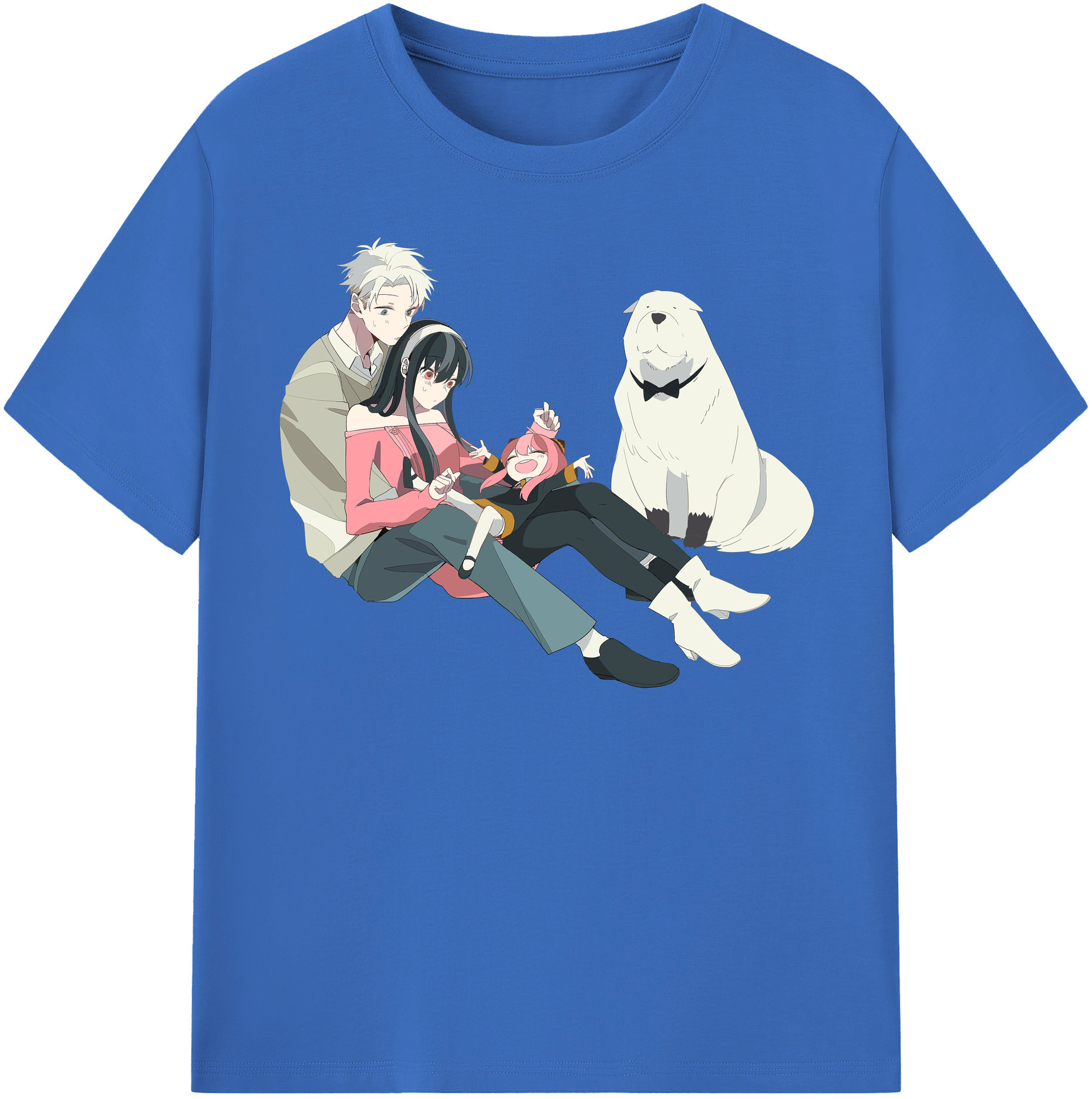 （画像用） SPY×FAMILY间谍家家酒 綿100％半袖Tシャツ（フロントプリント）
