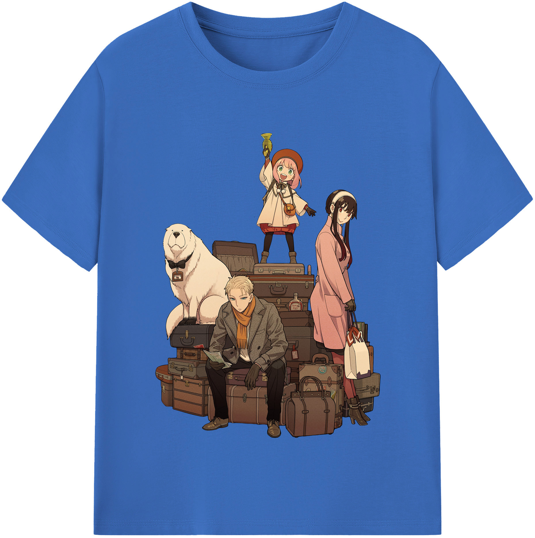 （画像用） SPY×FAMILY间谍家家酒 綿100％半袖Tシャツ（フロントプリント）