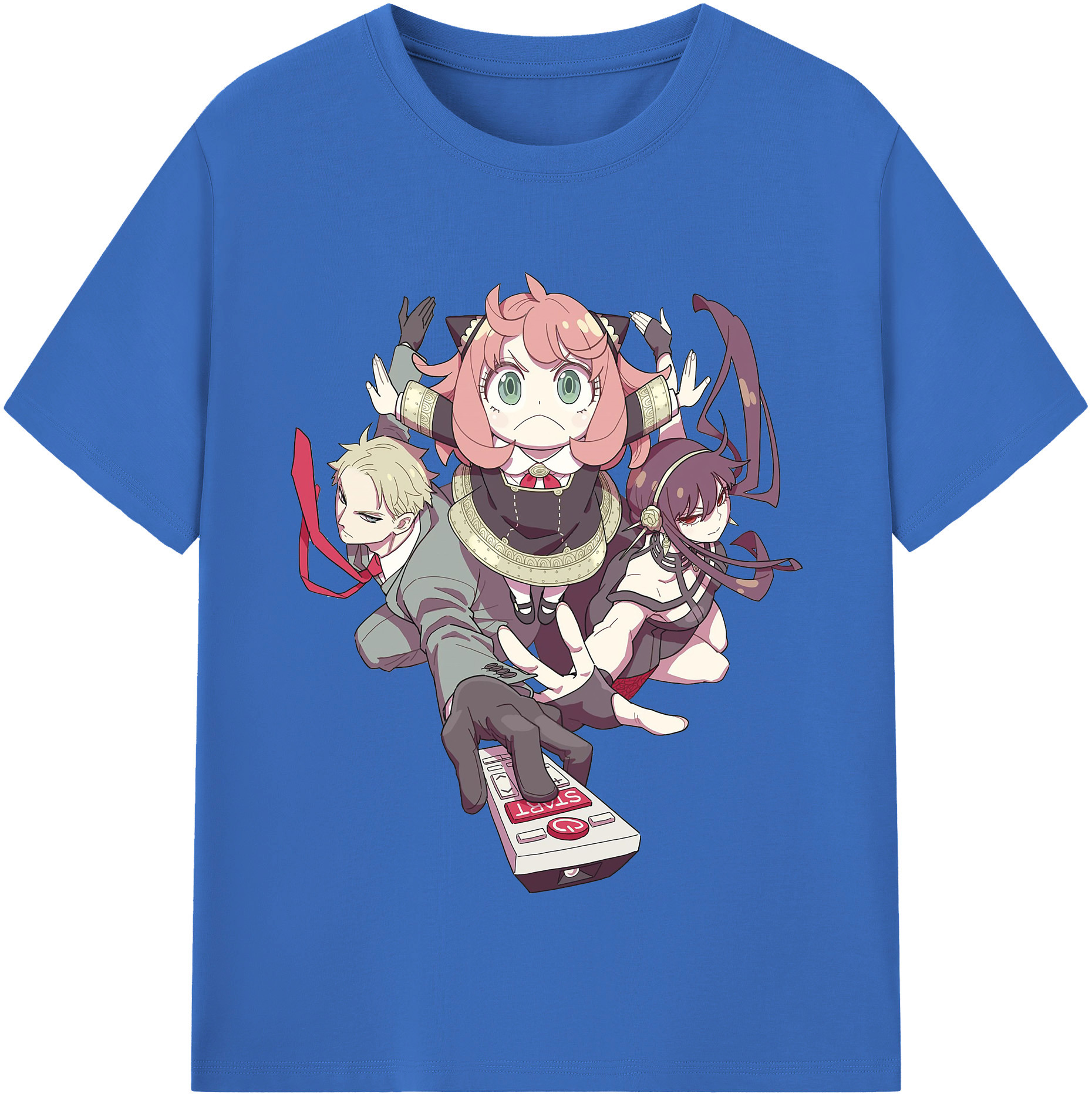 （画像用） SPY×FAMILY间谍家家酒 綿100％半袖Tシャツ（フロントプリント）