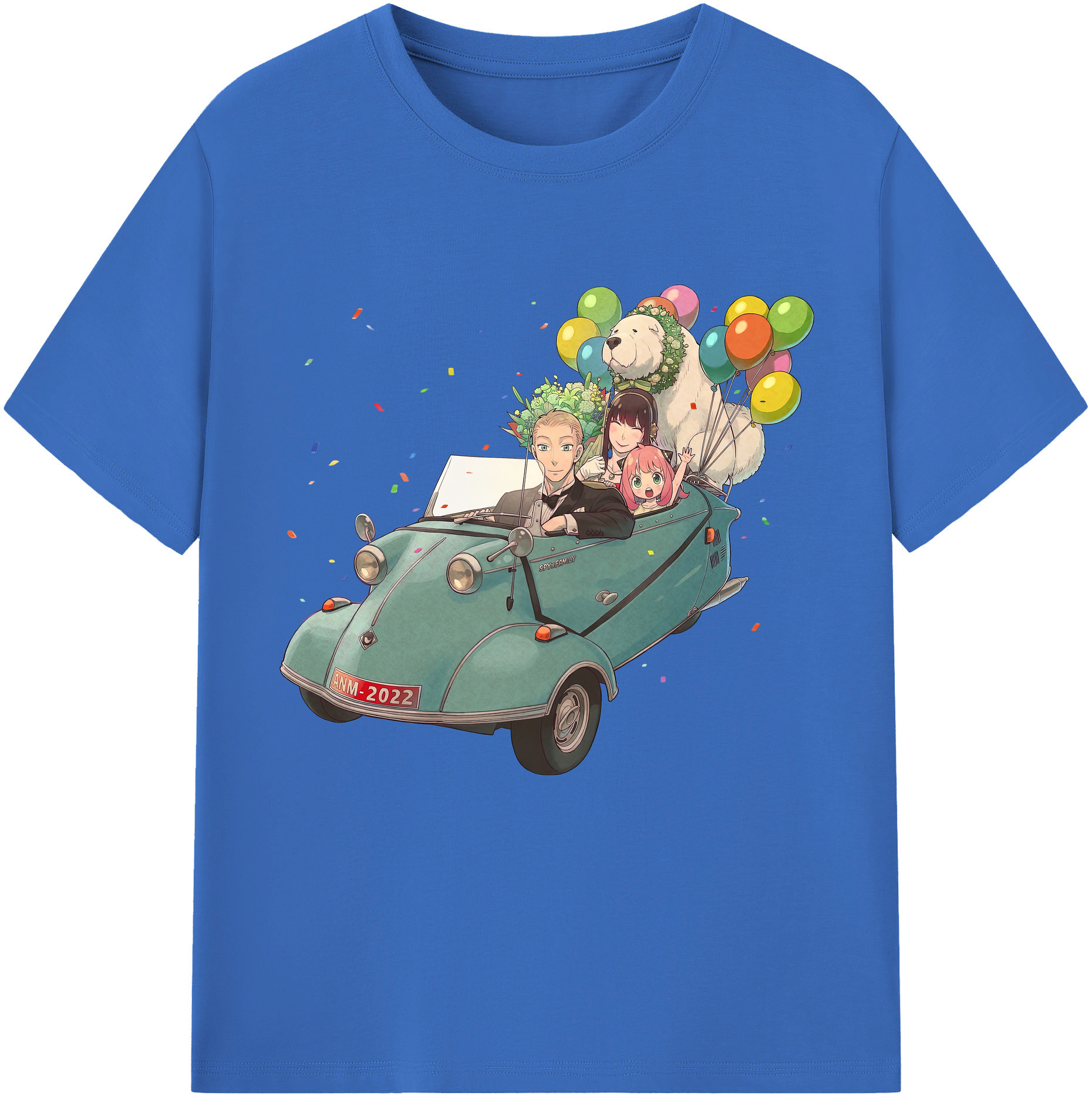 （画像用） SPY×FAMILY间谍家家酒 綿100％半袖Tシャツ（フロントプリント）