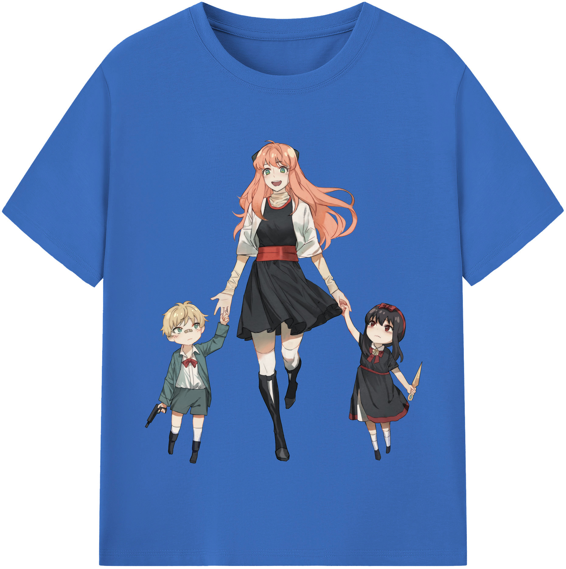 （画像用） SPY×FAMILY间谍家家酒 綿100％半袖Tシャツ（フロントプリント）
