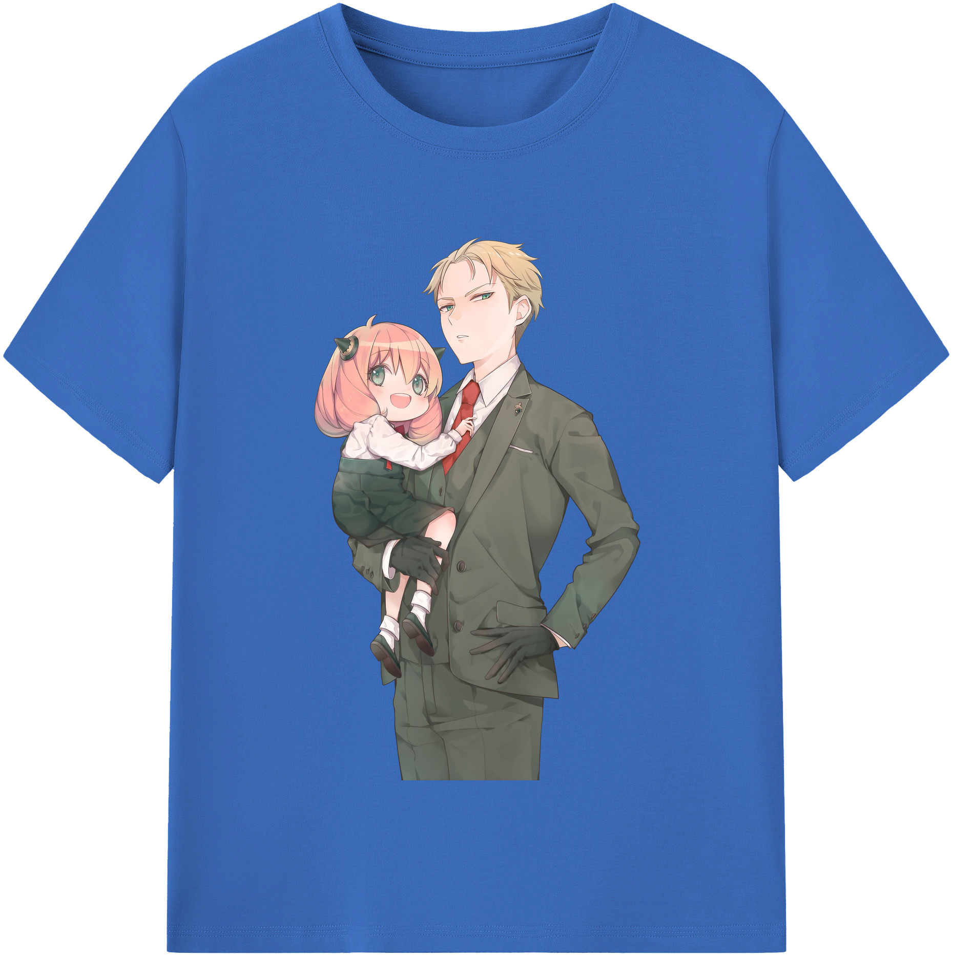 （画像用） SPY×FAMILY间谍家家酒 綿100％半袖Tシャツ（フロントプリント）