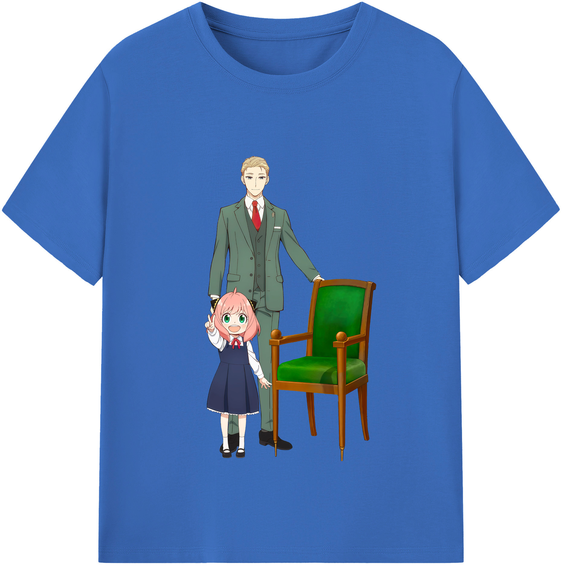 （画像用） SPY×FAMILY间谍家家酒 綿100％半袖Tシャツ（フロントプリント）
