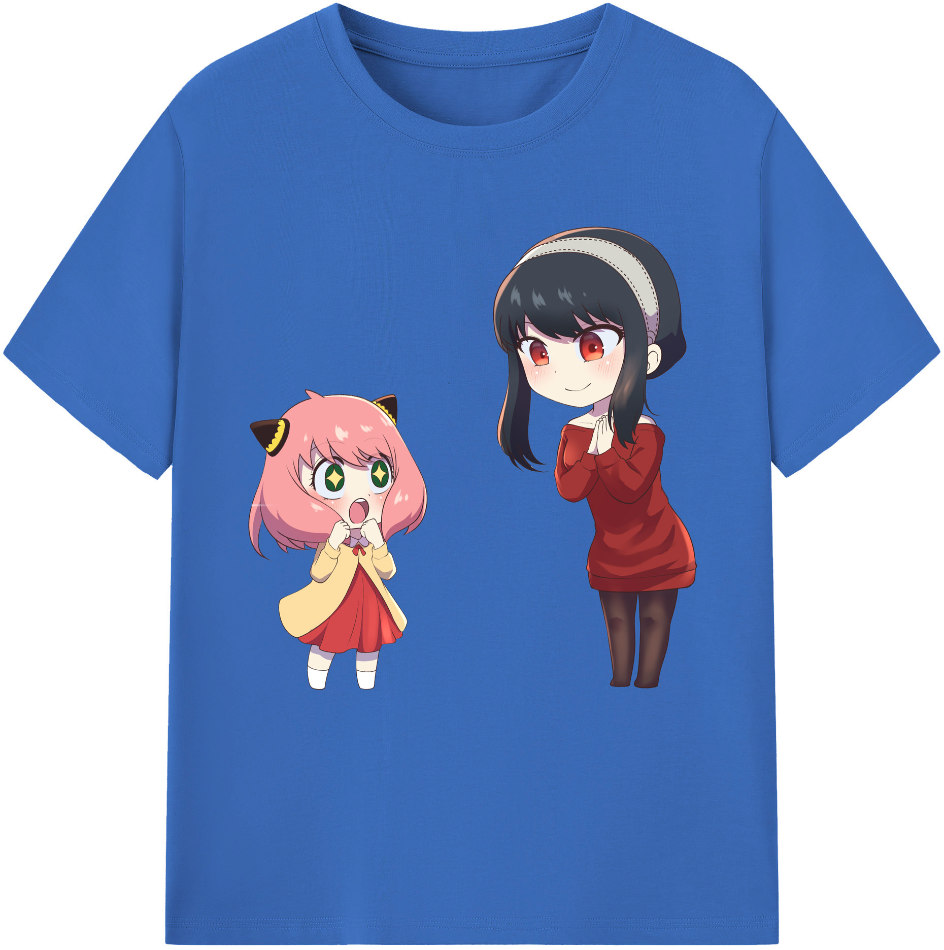 （画像用） SPY×FAMILY间谍家家酒 綿100％半袖Tシャツ（フロントプリント）