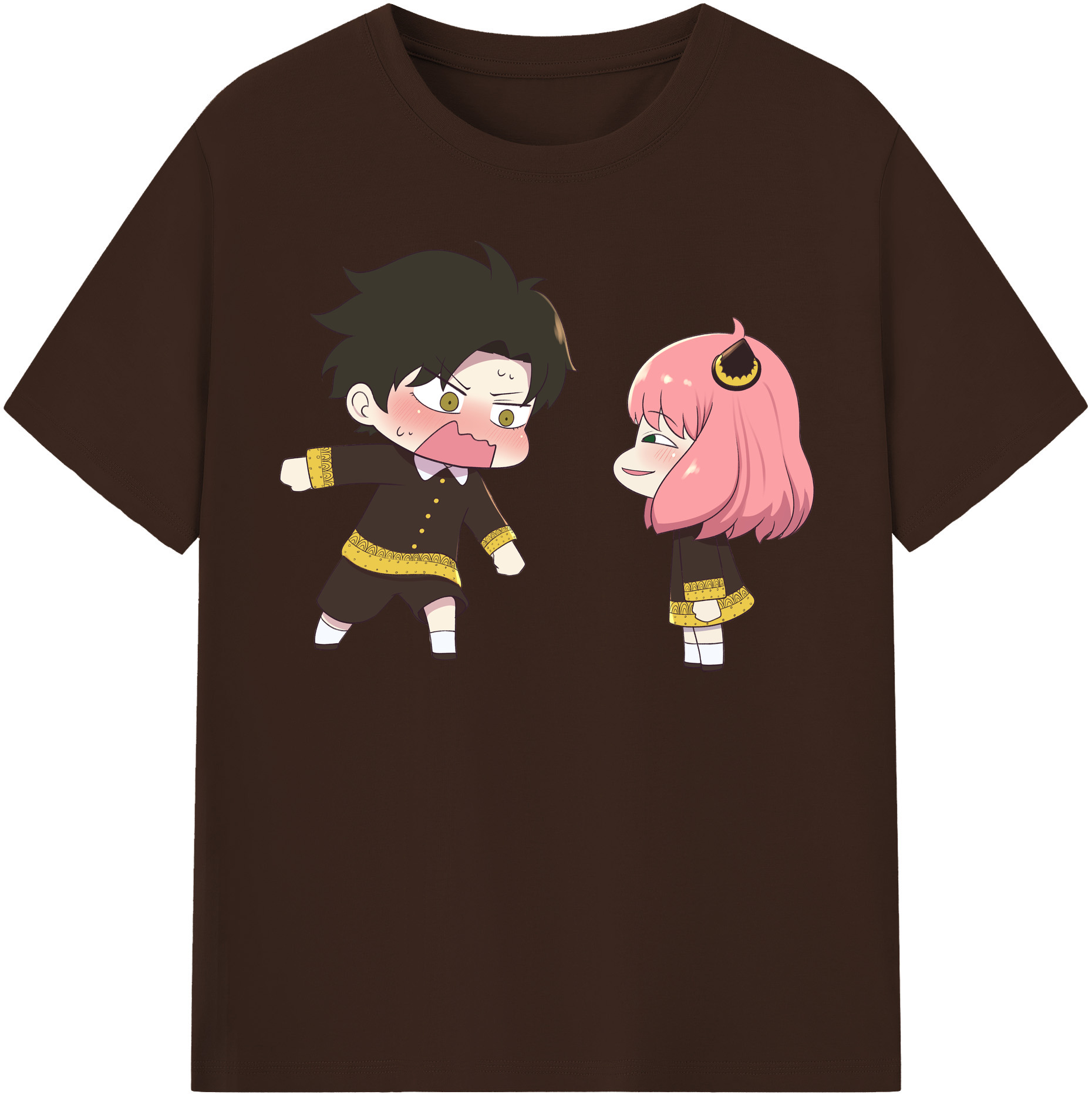（画像用） SPY×FAMILY间谍家家酒 綿100％半袖Tシャツ（フロントプリント）