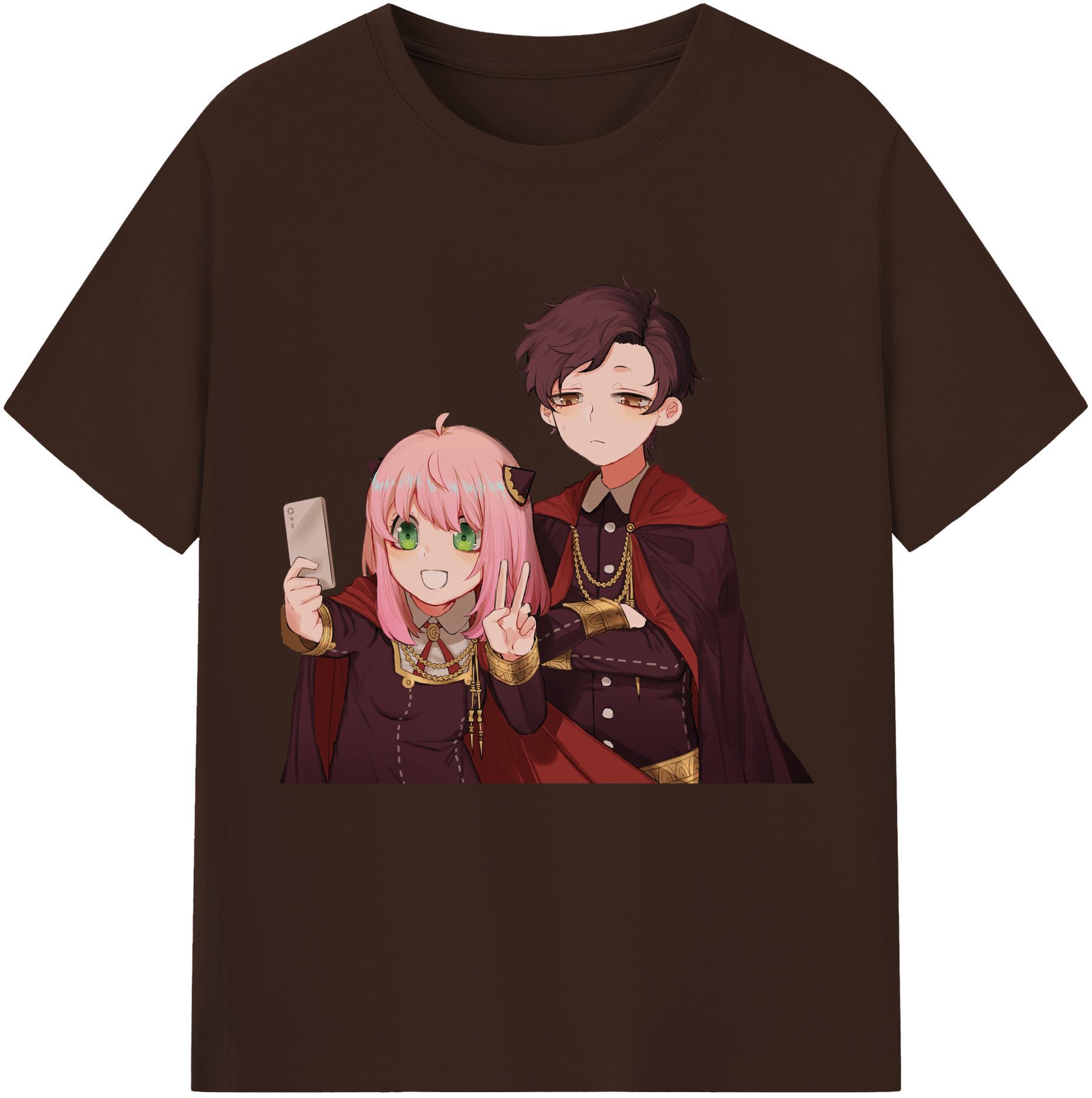 （画像用） SPY×FAMILY间谍家家酒 綿100％半袖Tシャツ（フロントプリント）