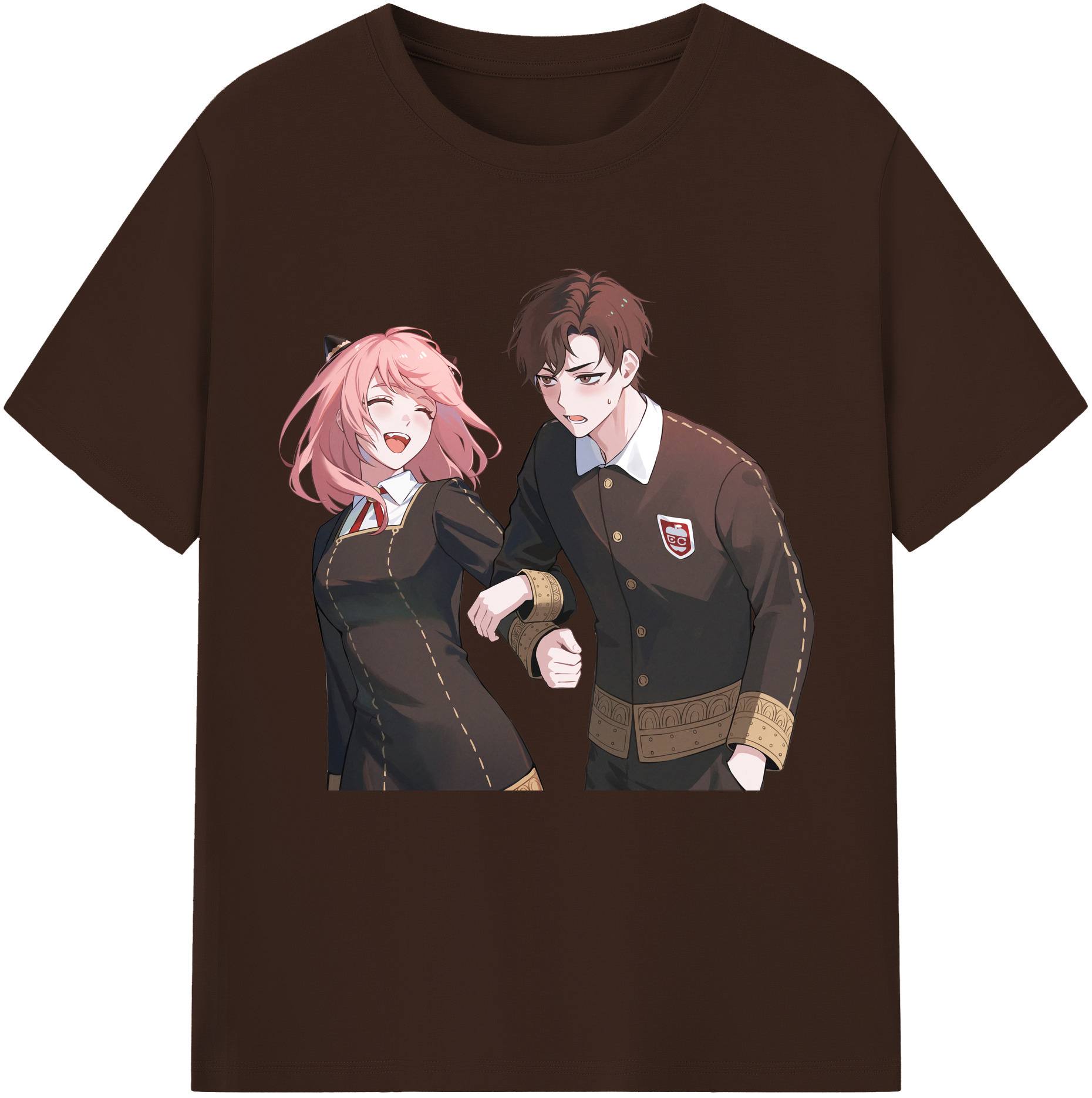 （画像用） SPY×FAMILY间谍家家酒 綿100％半袖Tシャツ（フロントプリント）