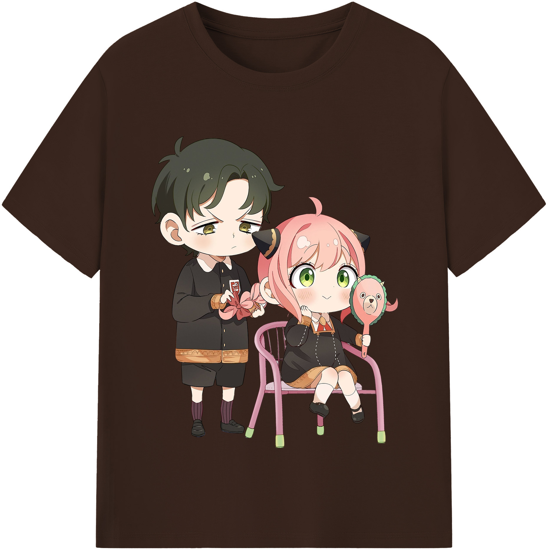 （画像用） SPY×FAMILY间谍家家酒 綿100％半袖Tシャツ（フロントプリント）