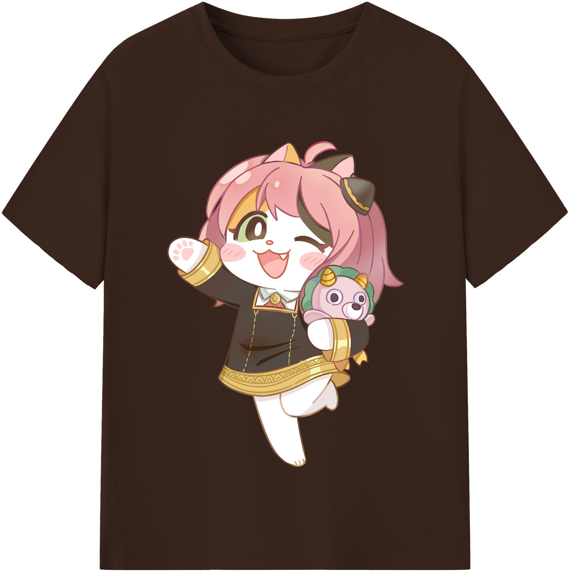 （画像用） SPY×FAMILY间谍家家酒 綿100％半袖Tシャツ（フロントプリント）