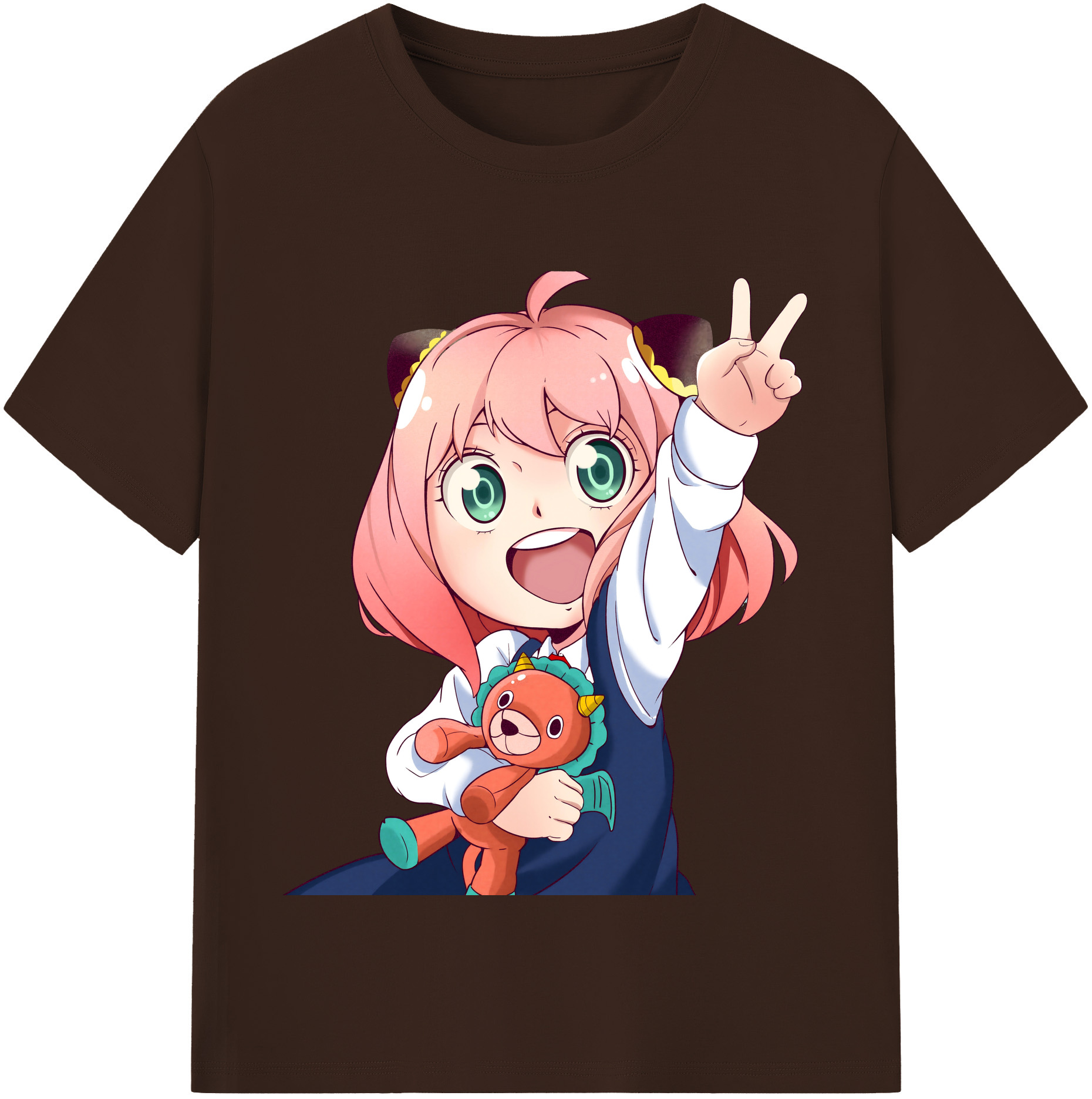 （画像用） SPY×FAMILY间谍家家酒 綿100％半袖Tシャツ（フロントプリント）