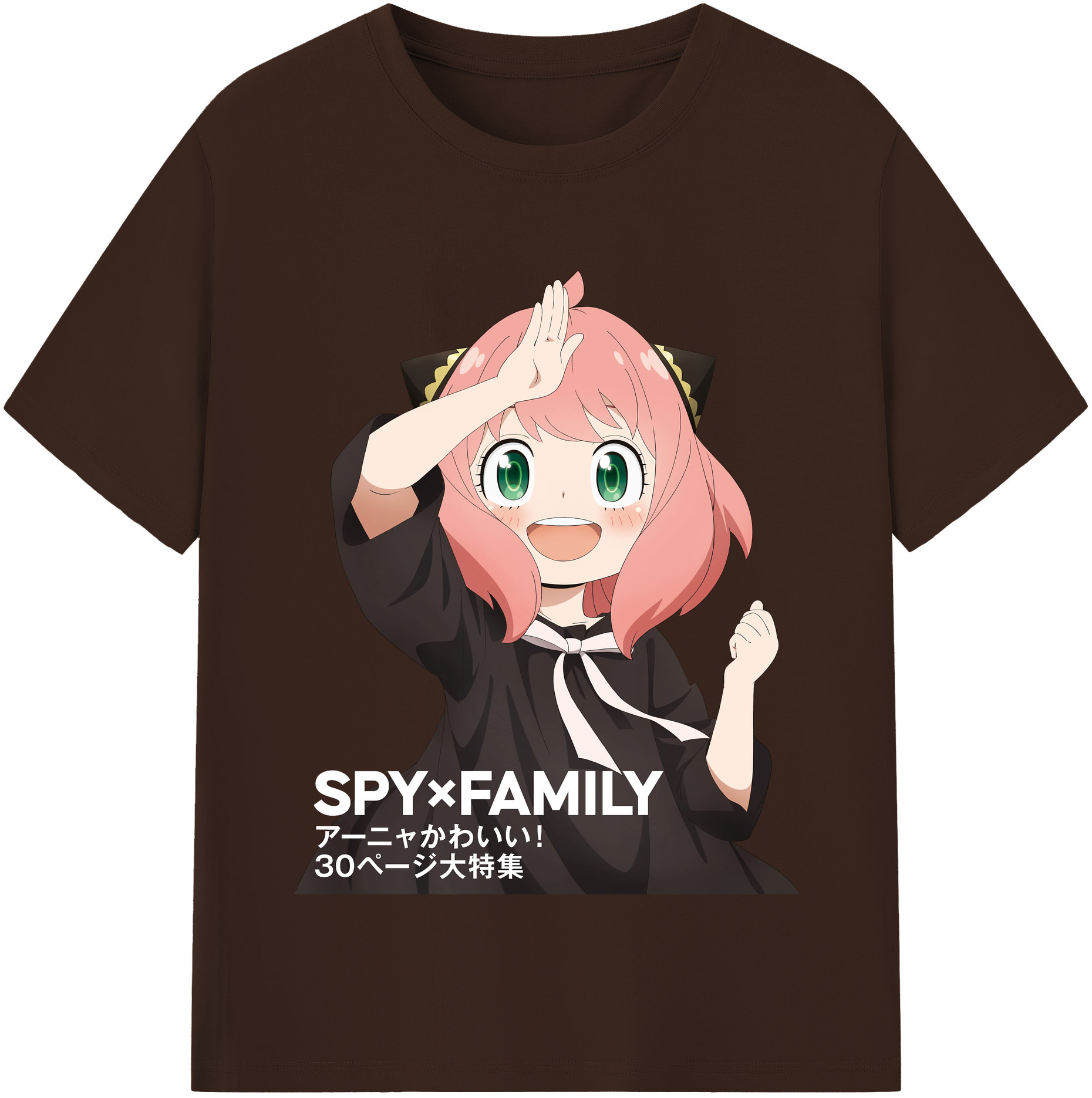 （画像用） SPY×FAMILY间谍家家酒 綿100％半袖Tシャツ（フロントプリント）
