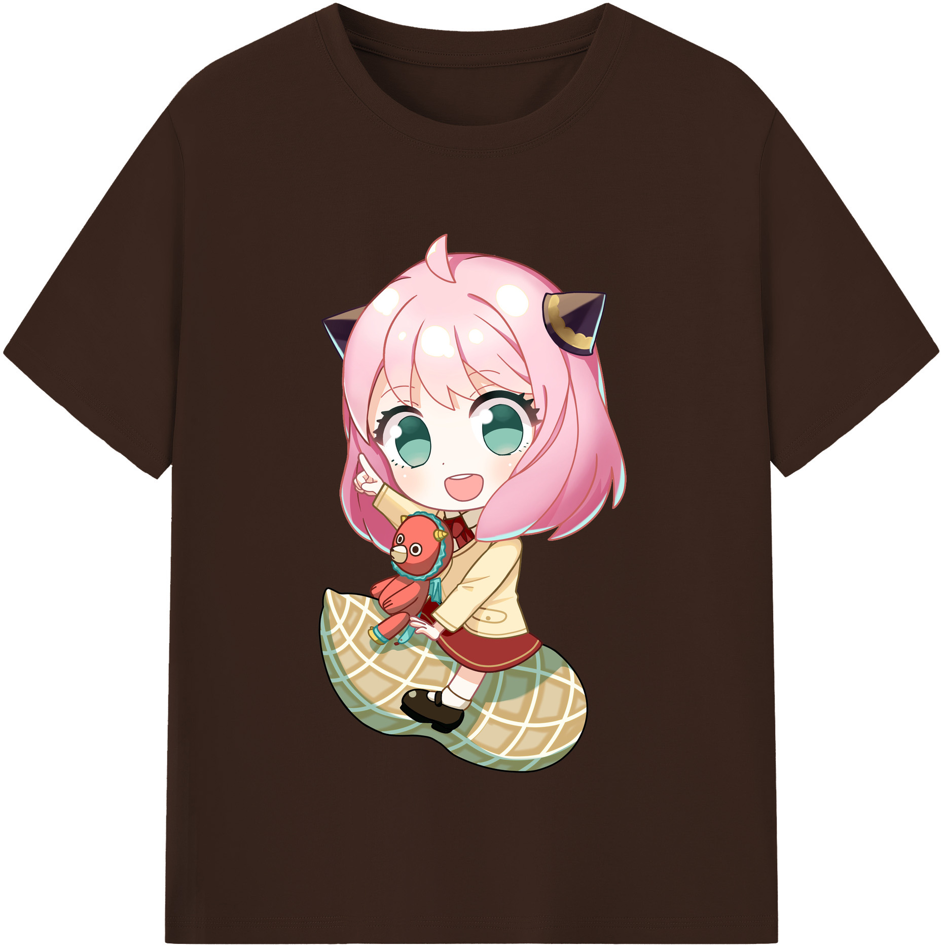 （画像用） SPY×FAMILY间谍家家酒 綿100％半袖Tシャツ（フロントプリント）
