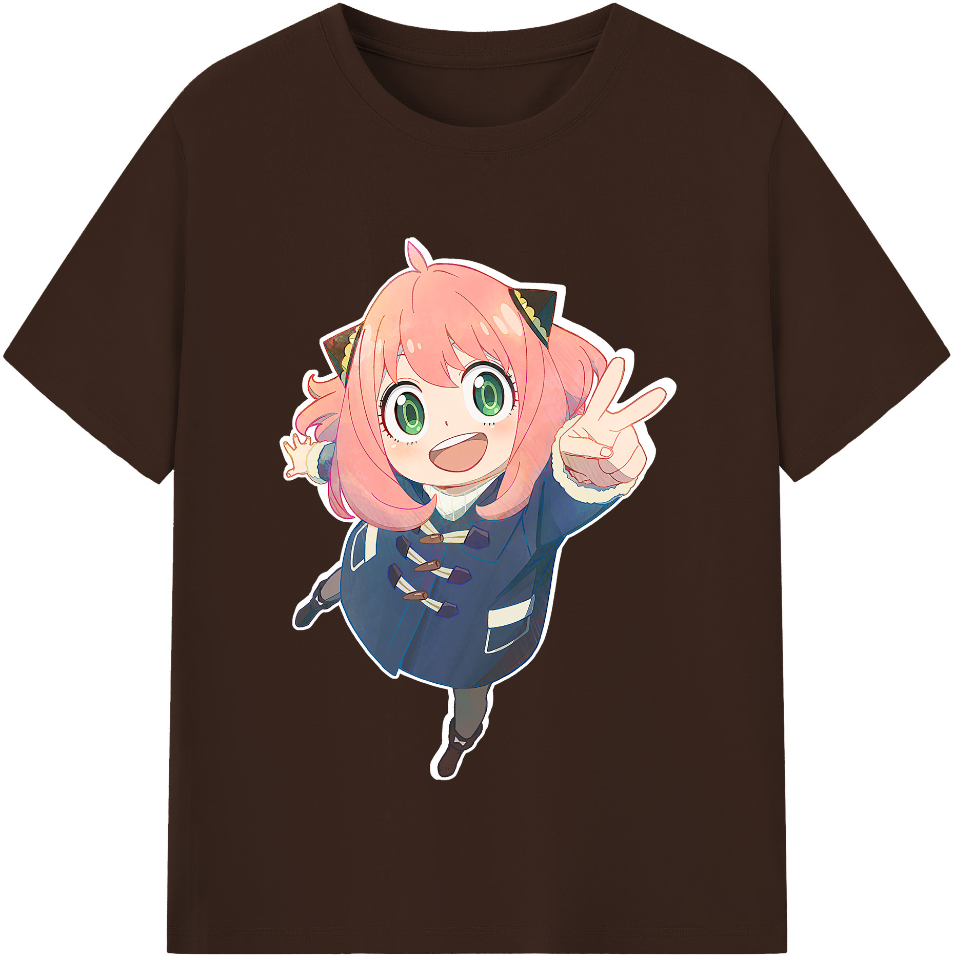 （画像用） SPY×FAMILY间谍家家酒 綿100％半袖Tシャツ（フロントプリント）