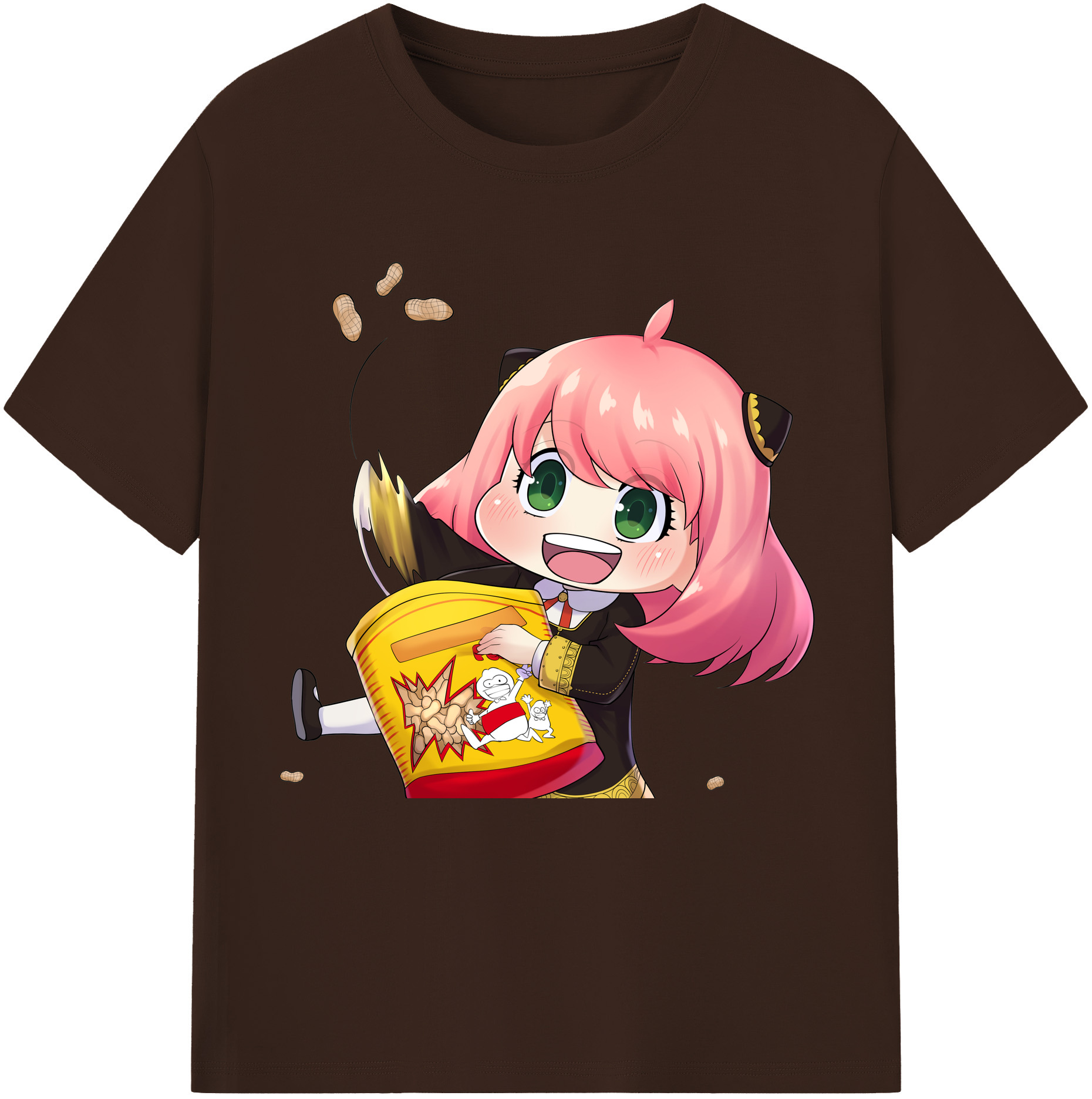 （画像用） SPY×FAMILY间谍家家酒 綿100％半袖Tシャツ（フロントプリント）