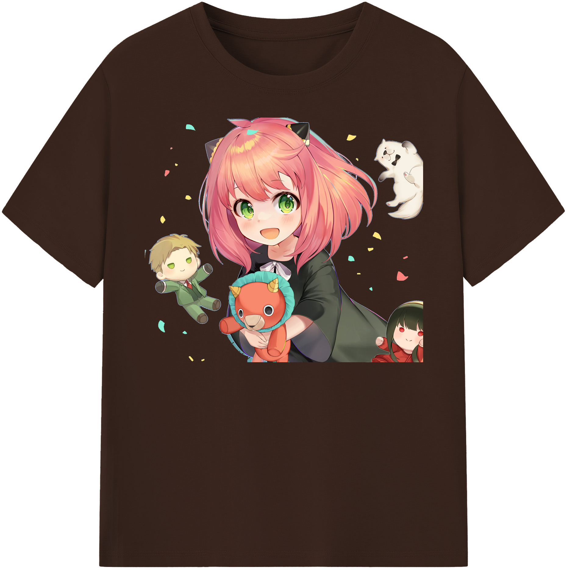 （画像用） SPY×FAMILY间谍家家酒 綿100％半袖Tシャツ（フロントプリント）