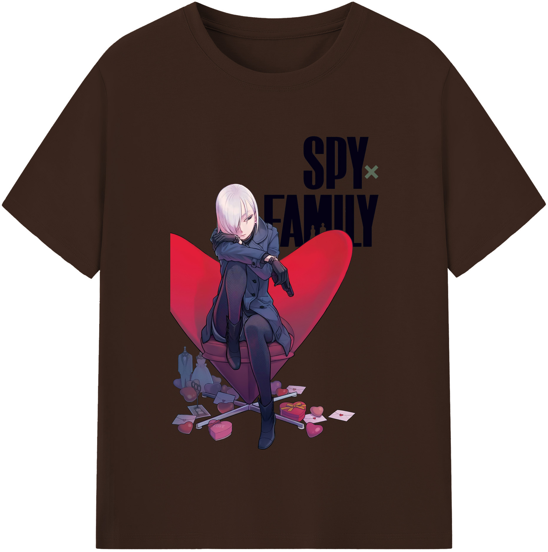 （画像用） SPY×FAMILY间谍家家酒 綿100％半袖Tシャツ（フロントプリント）