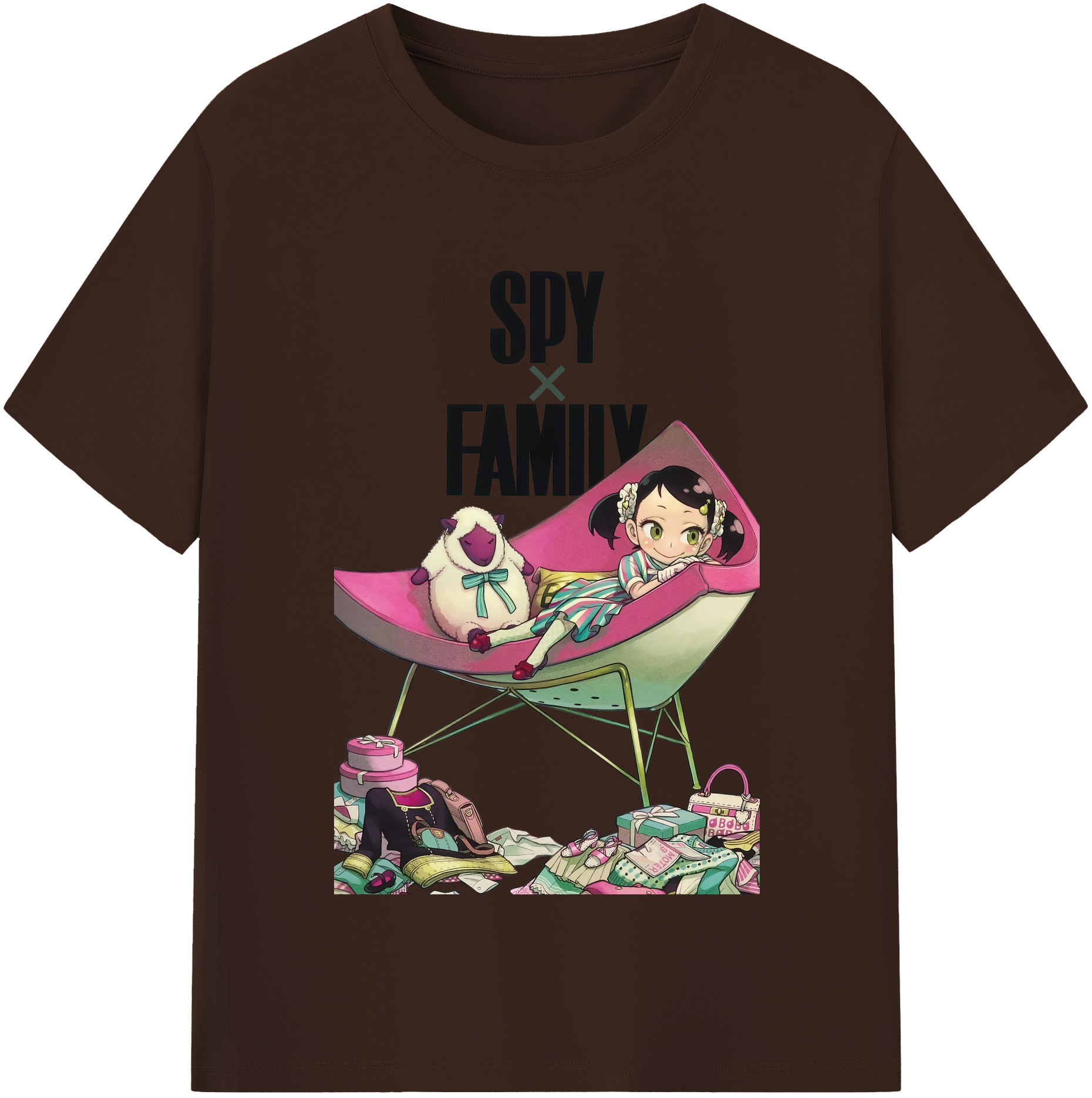 （画像用） SPY×FAMILY间谍家家酒 綿100％半袖Tシャツ（フロントプリント）