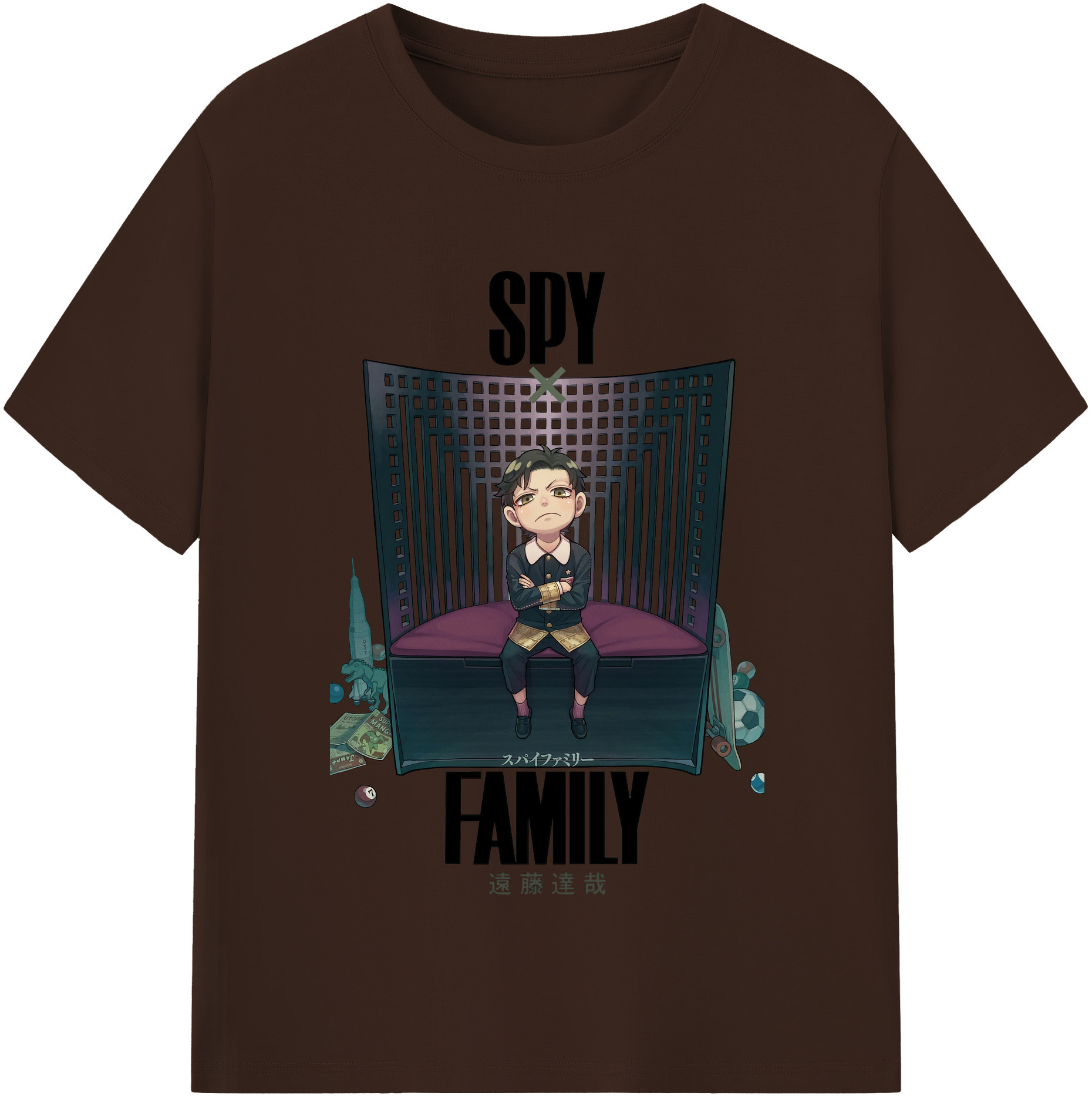 （画像用） SPY×FAMILY间谍家家酒 綿100％半袖Tシャツ（フロントプリント）