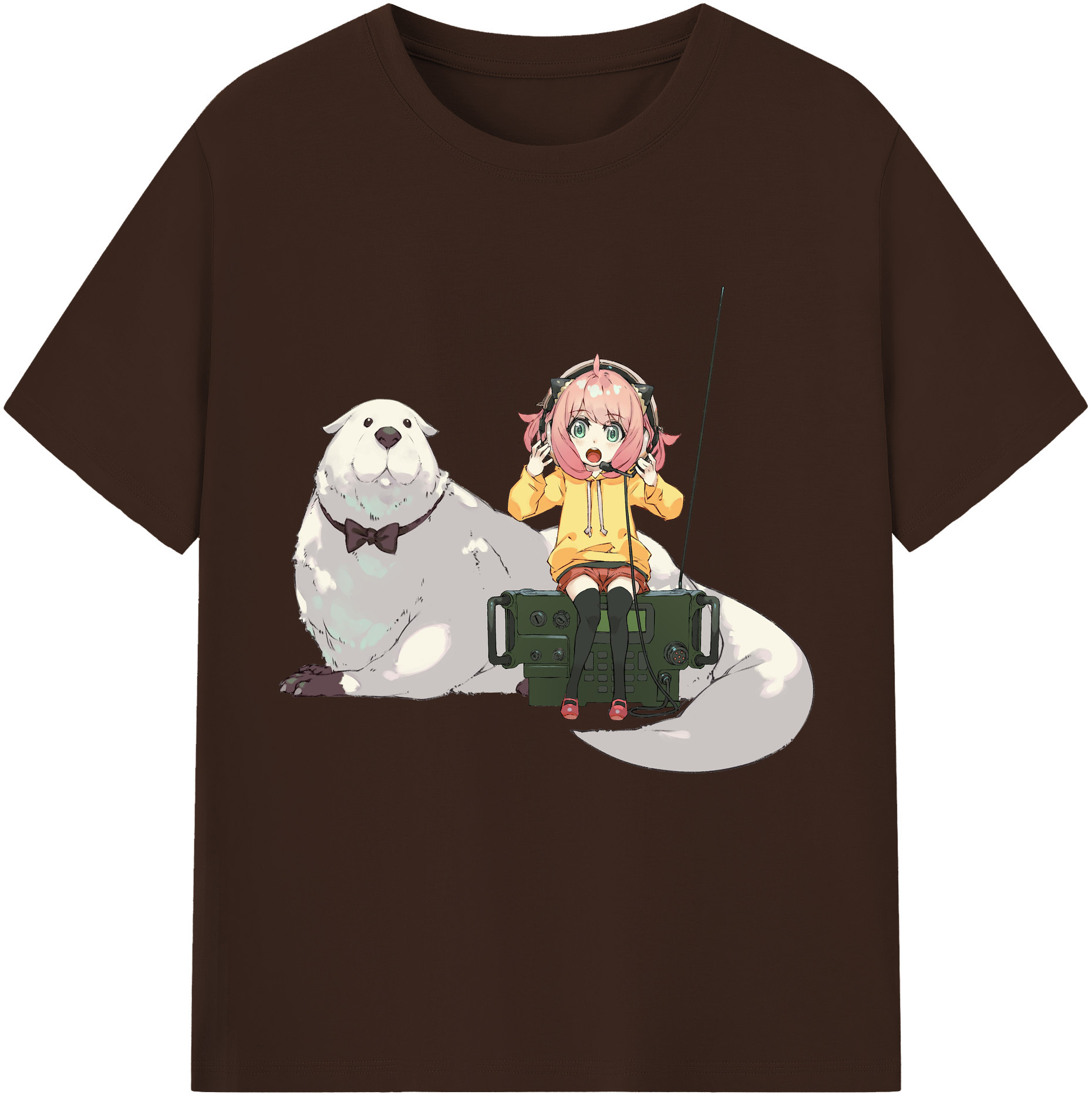 （画像用） SPY×FAMILY间谍家家酒 綿100％半袖Tシャツ（フロントプリント）